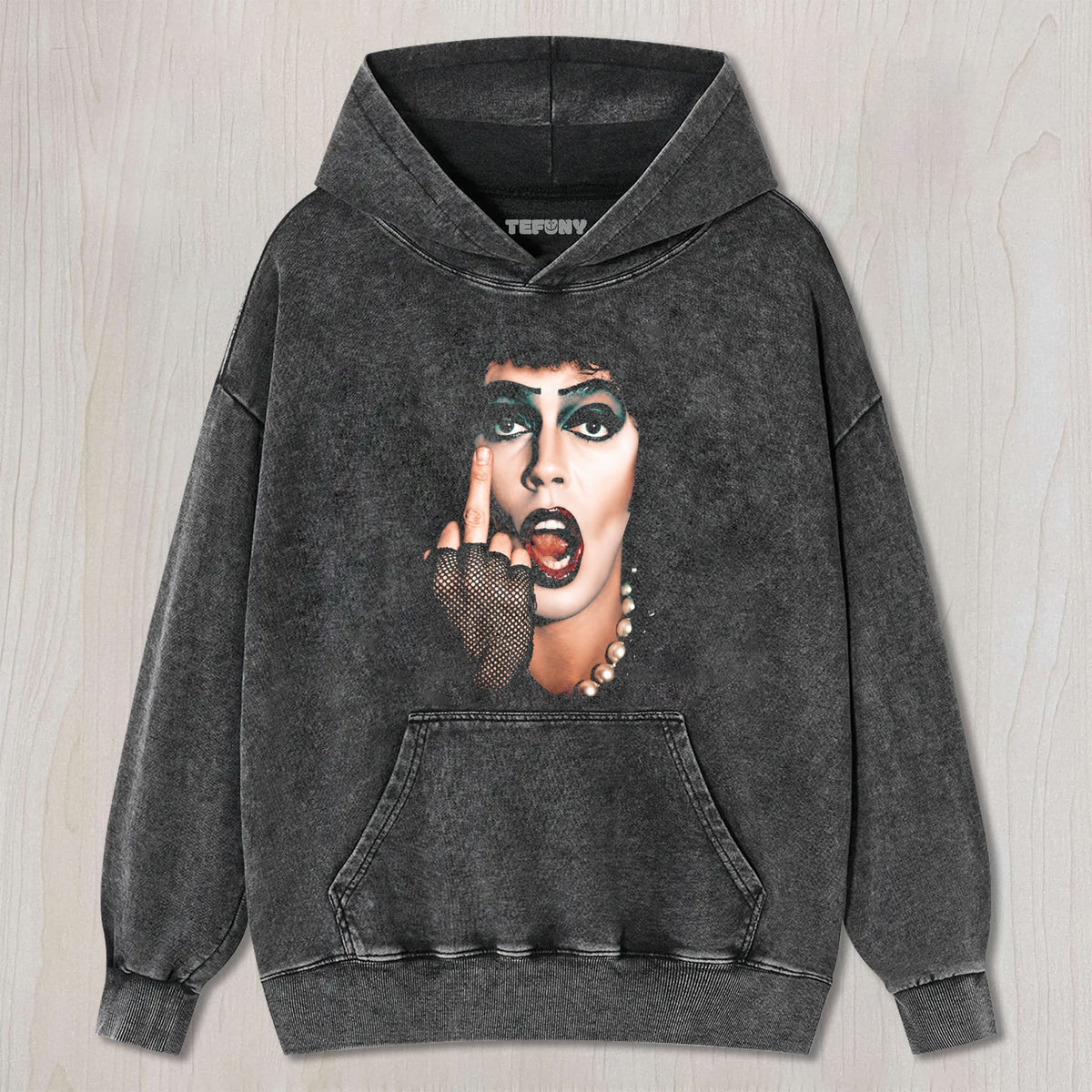 FRANK-N-FURTER MIDDLE FINGER UNISEX TEE, TANK TOP, LAYERED LS, SWEATSHIRT & HOODIE