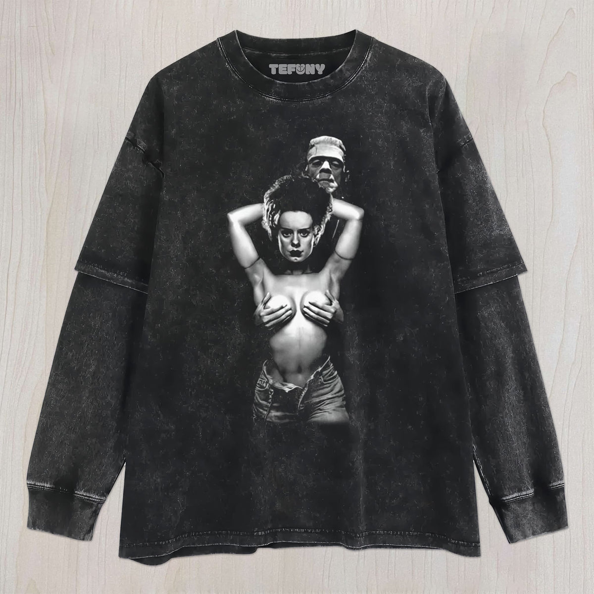 FRANKENSTEIN SEXY SCENES UNISEX TEE, TANK TOP, LAYERED LS, SWEATSHIRT & HOODIE