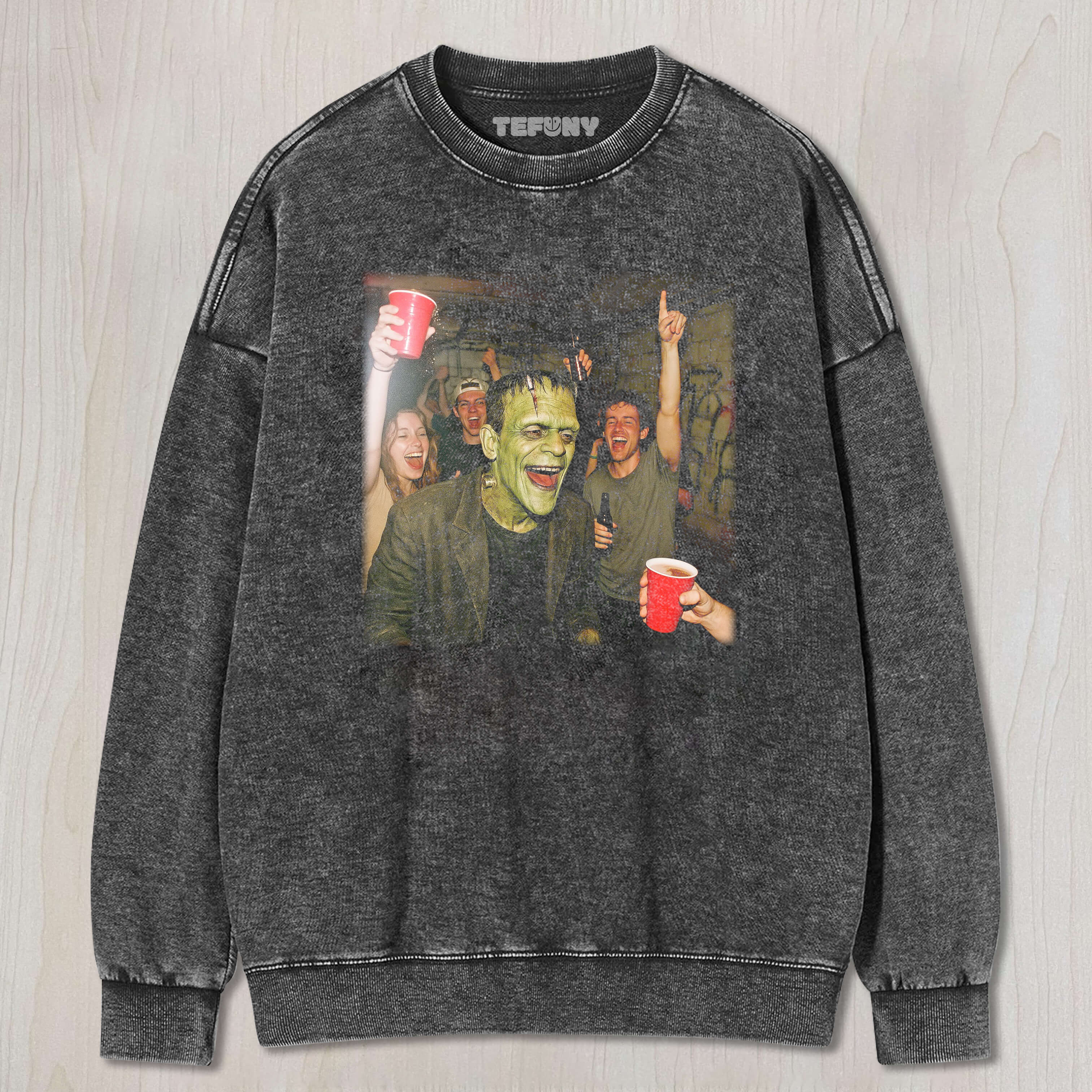 FRANKENSTEIN PARTY TEE & SWEAT & HOOD