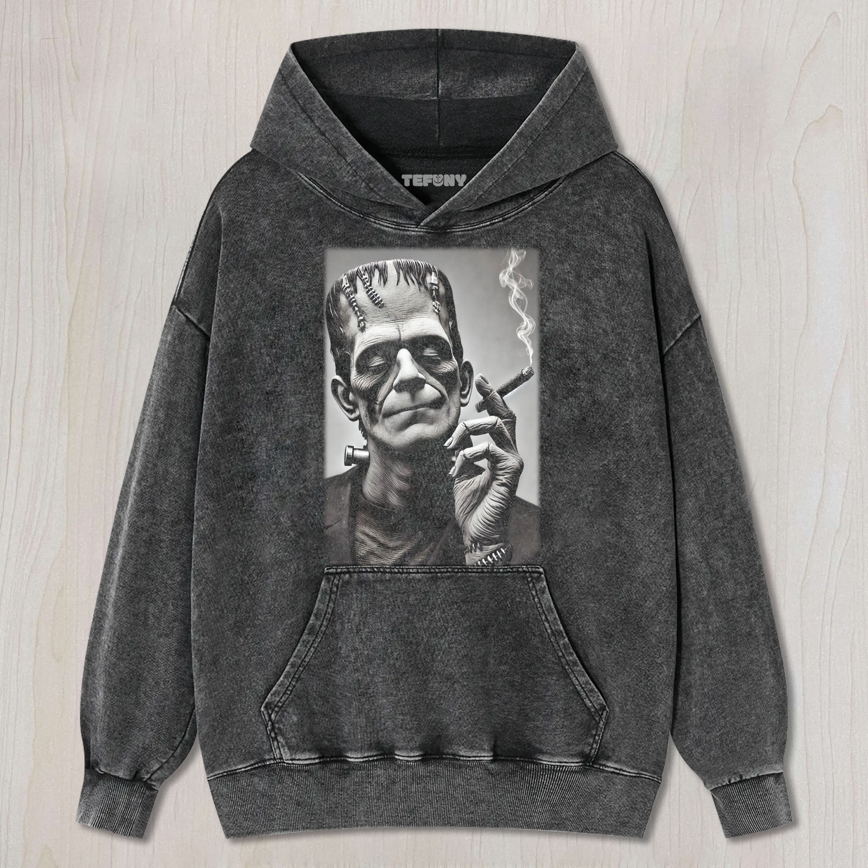 FRANKENSTEIN WITH A CIGAR TEE & SWEAT & HOOD