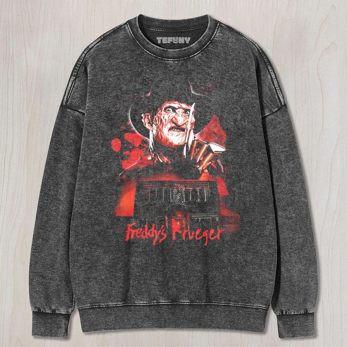 FREDDY'S KRVEGER UNISEX TEE, TANK TOP, LAYERED LS, SWEATSHIRT & HOODIE