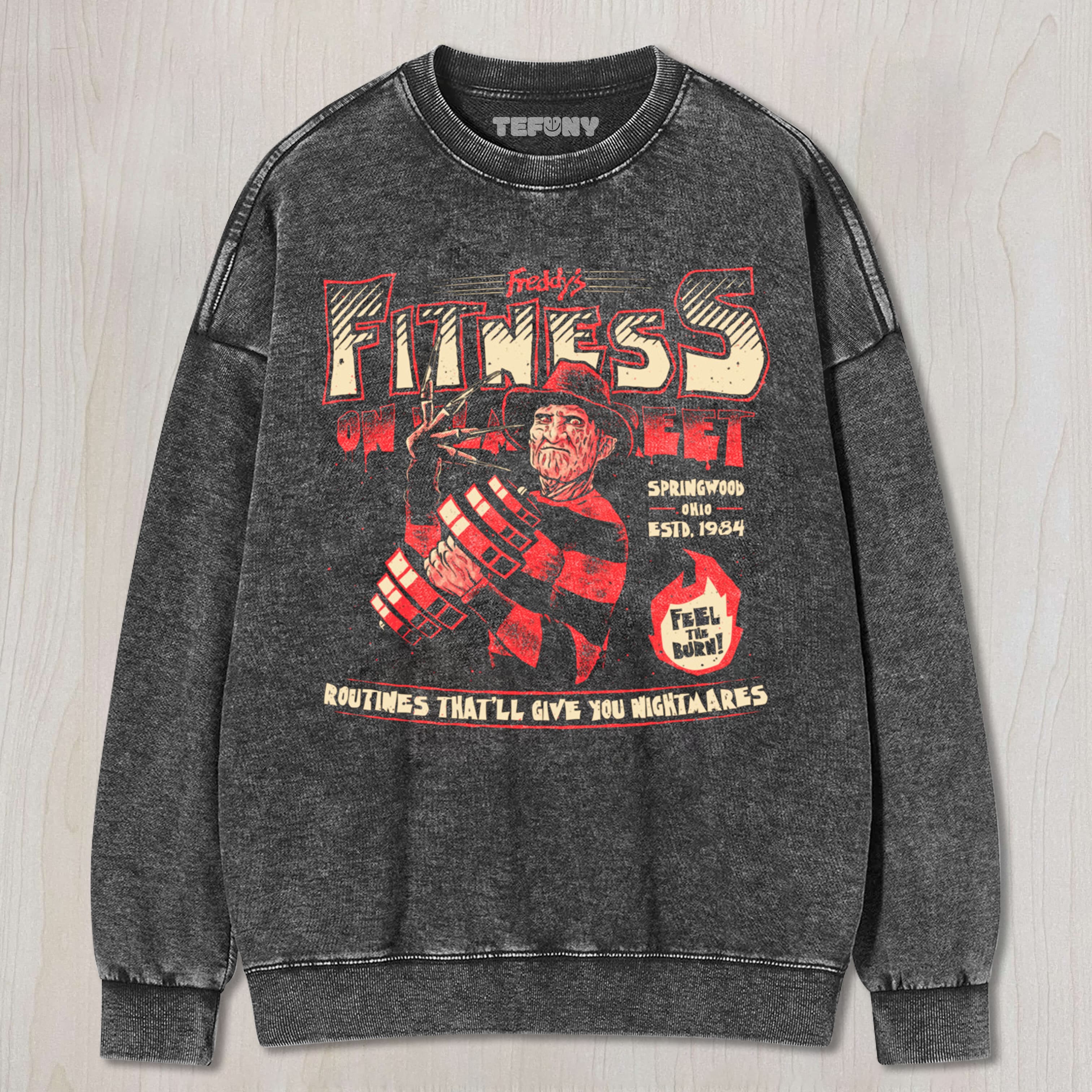 FREDDY'S FITNESS TEE & SWEAT & HOOD