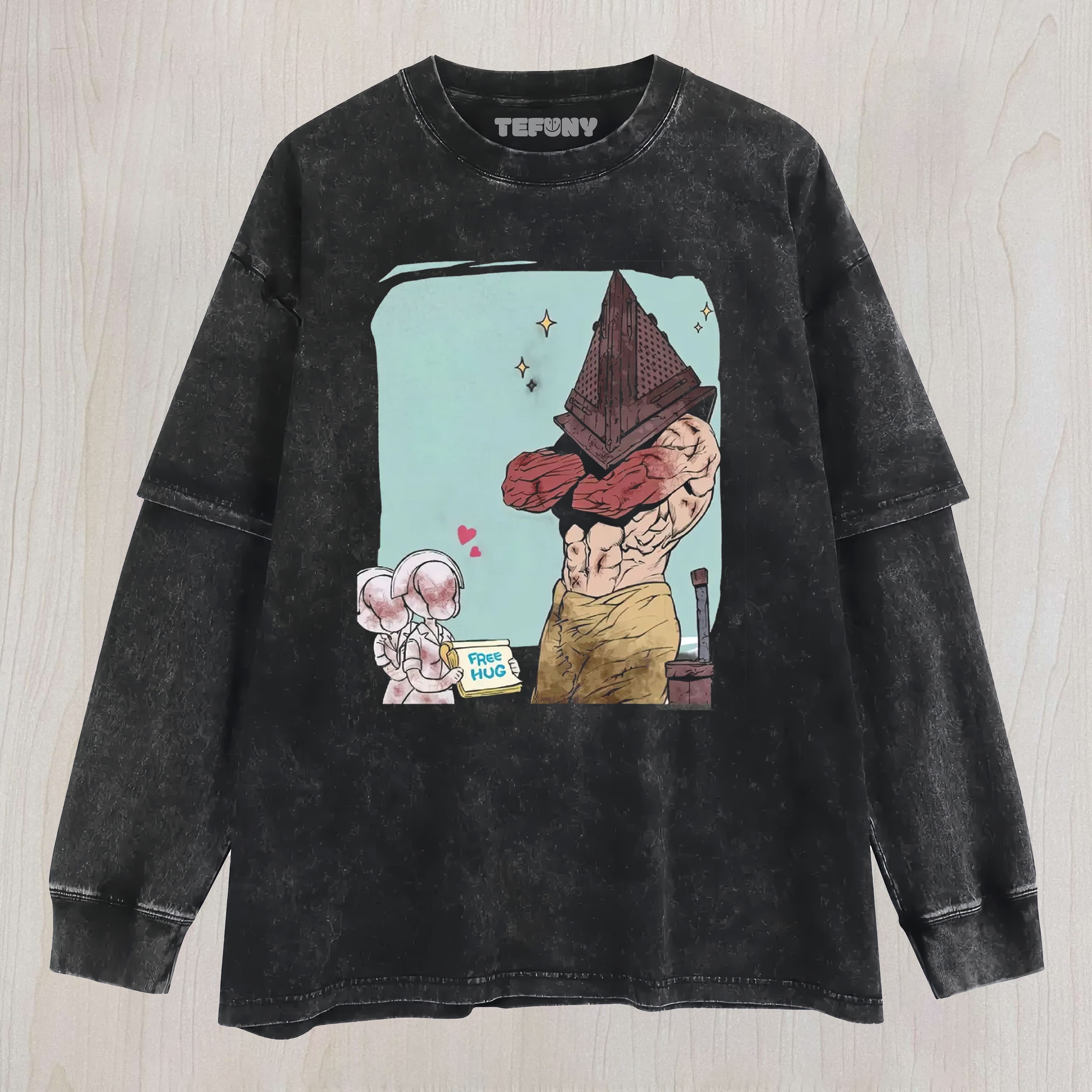 FREE HUG RESIDENT EVIL LAYERED LONG SLEEVE