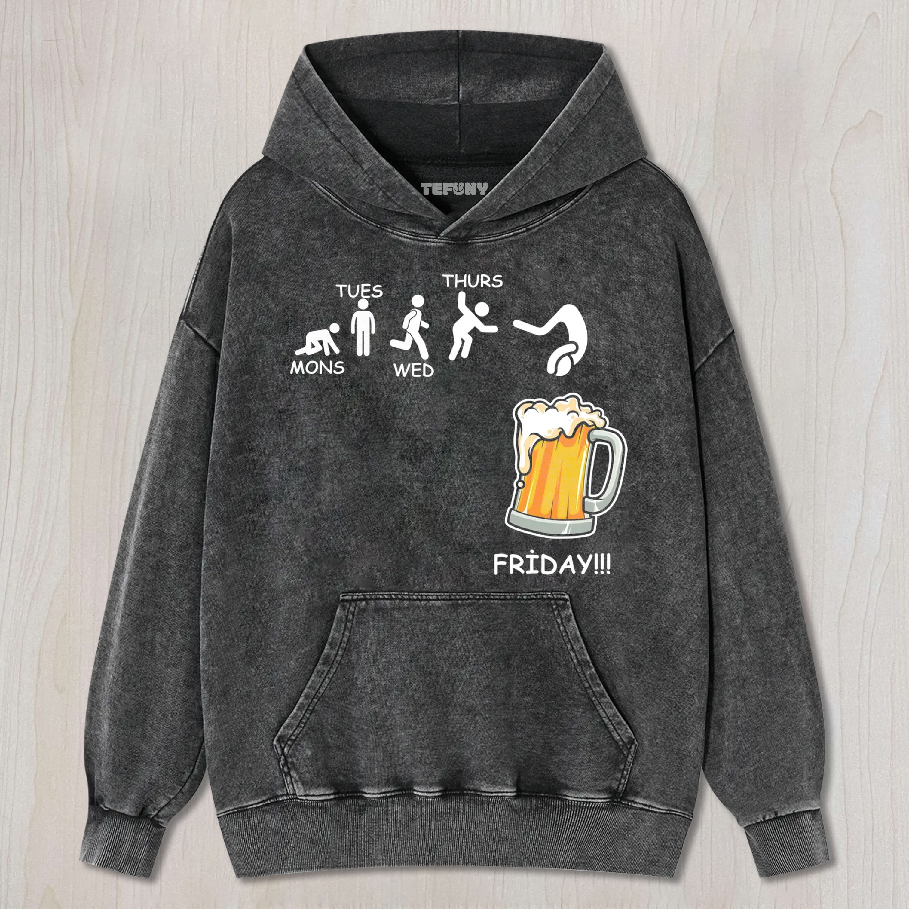 FRIDAY BEER UNISEX TEE, TANK TOP, LAYERED LS, SWEATSHIRT & HOODIE