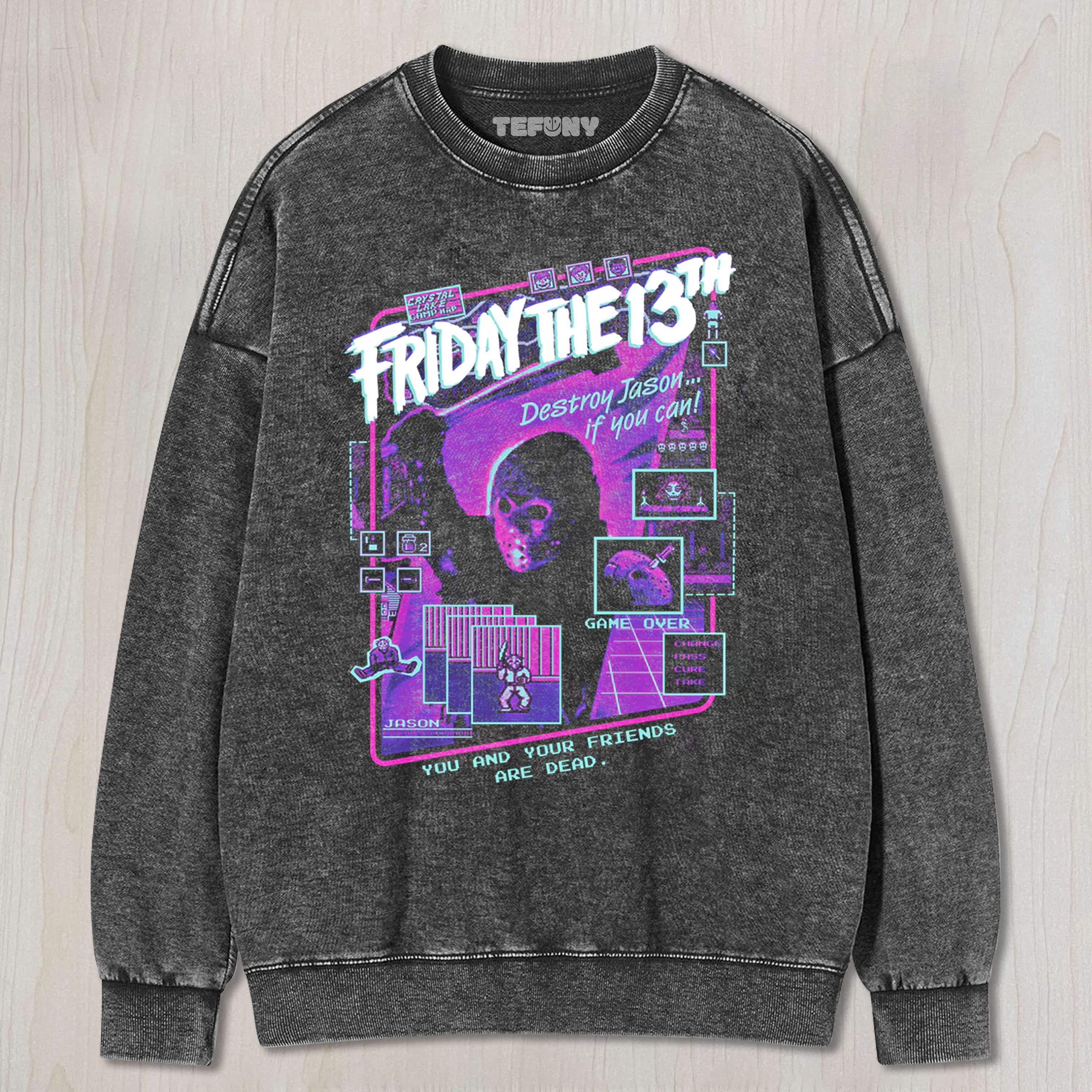 FRIDAY THE 13TH GAME OVER TEE & SWEAT & HOOD