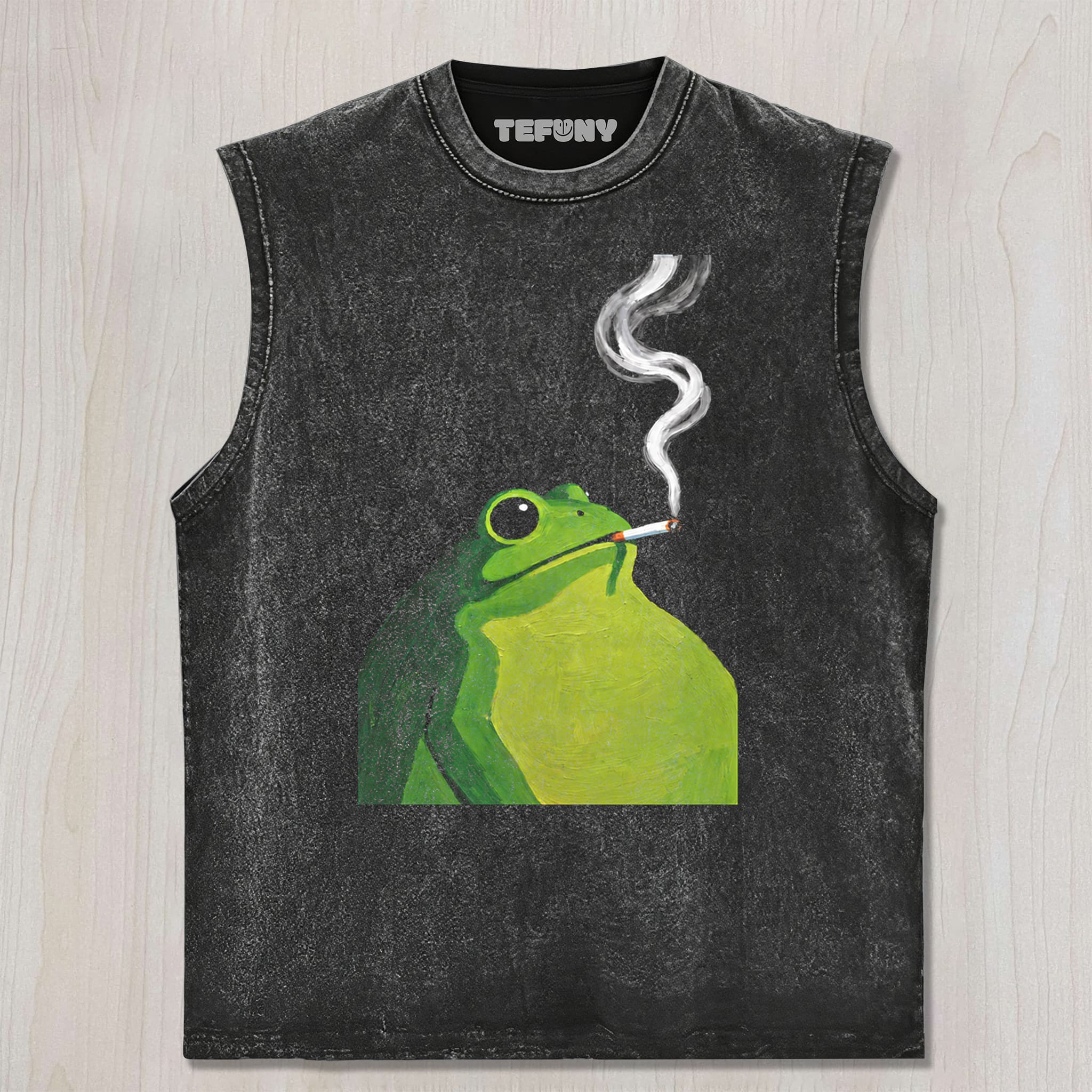 FROG SMOKING UNISEX TEE, TANK TOP, LAYERED LS, SWEATSHIRT & HOODIE