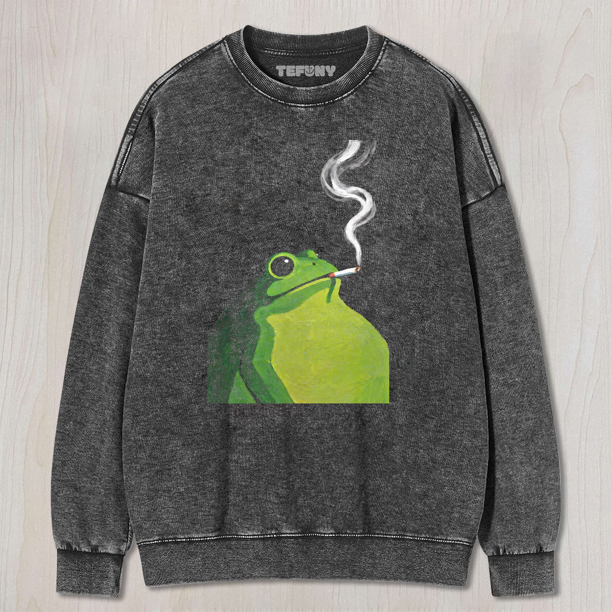 FROG SMOKING UNISEX TEE, TANK TOP, LAYERED LS, SWEATSHIRT & HOODIE