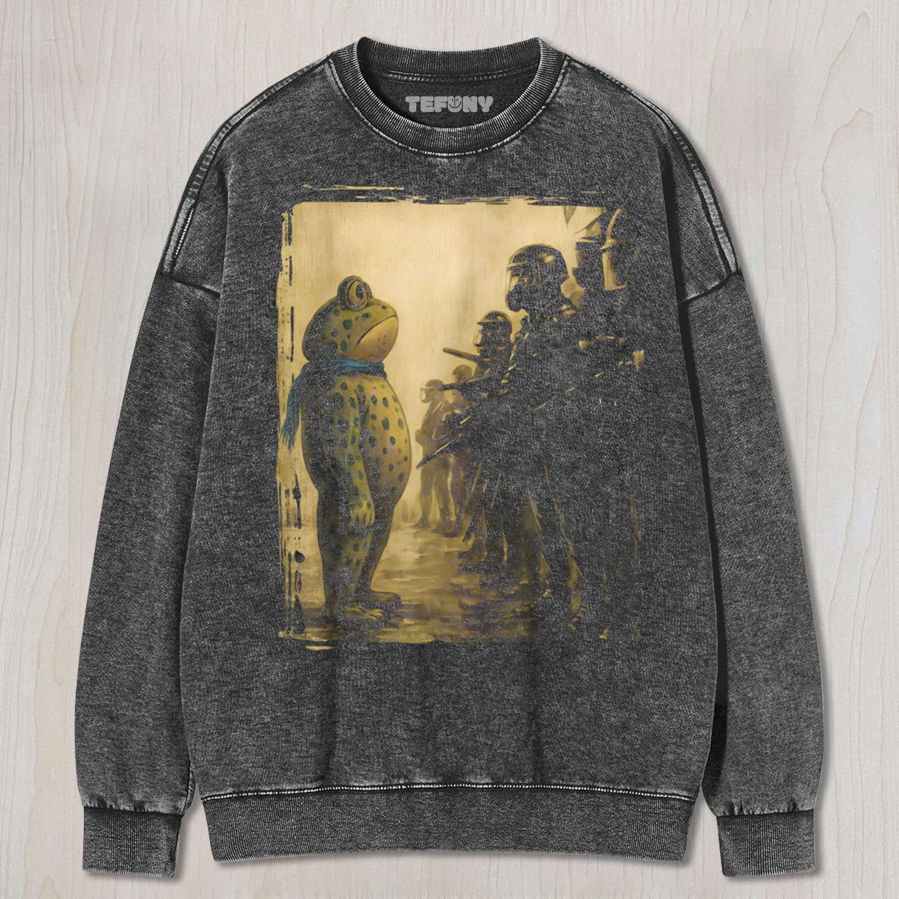 FROG MEETS ROBOT FACE TO FACE T-SHIRT