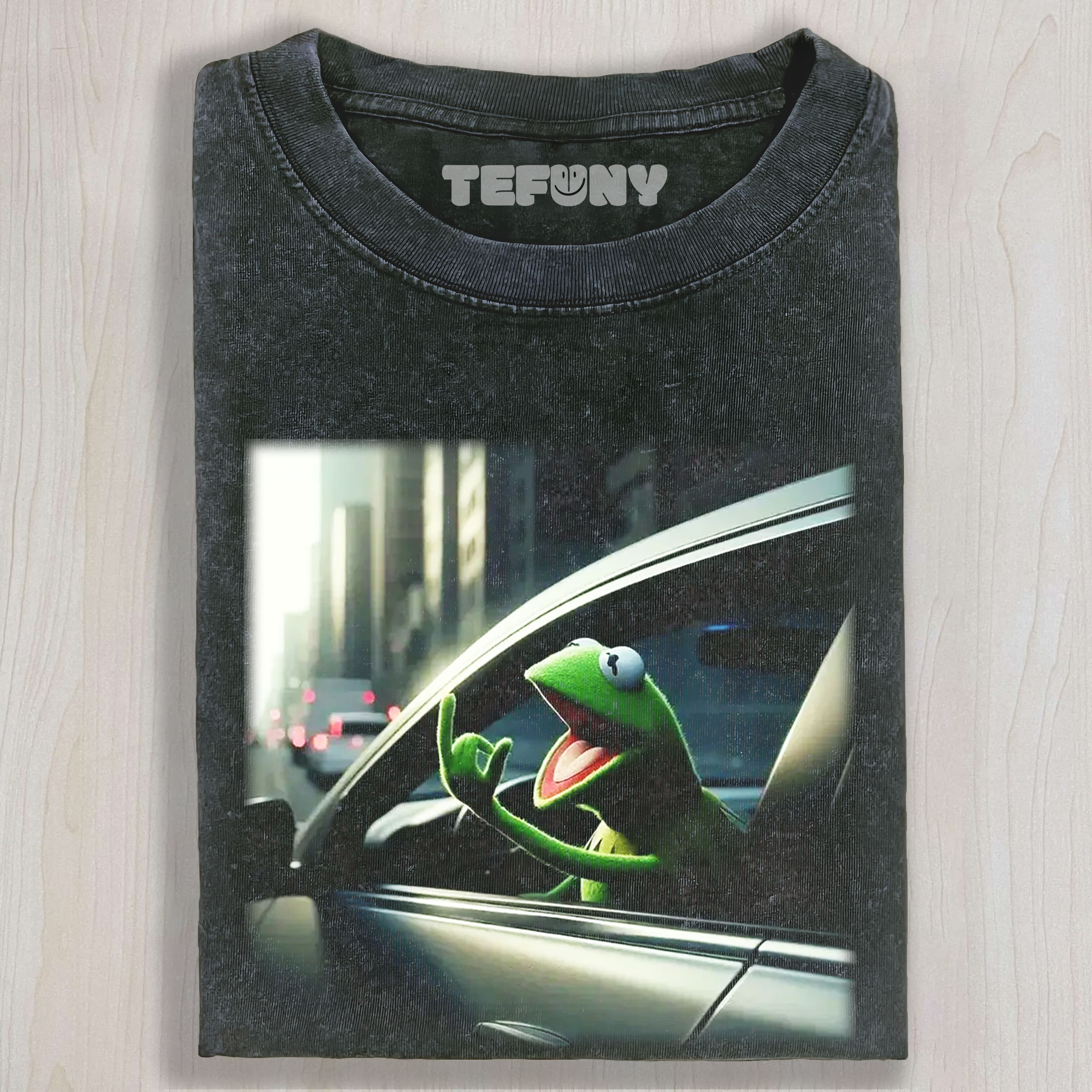 FROG RAISING MIDDLE FINGER TEE & SWEAT & HOOD