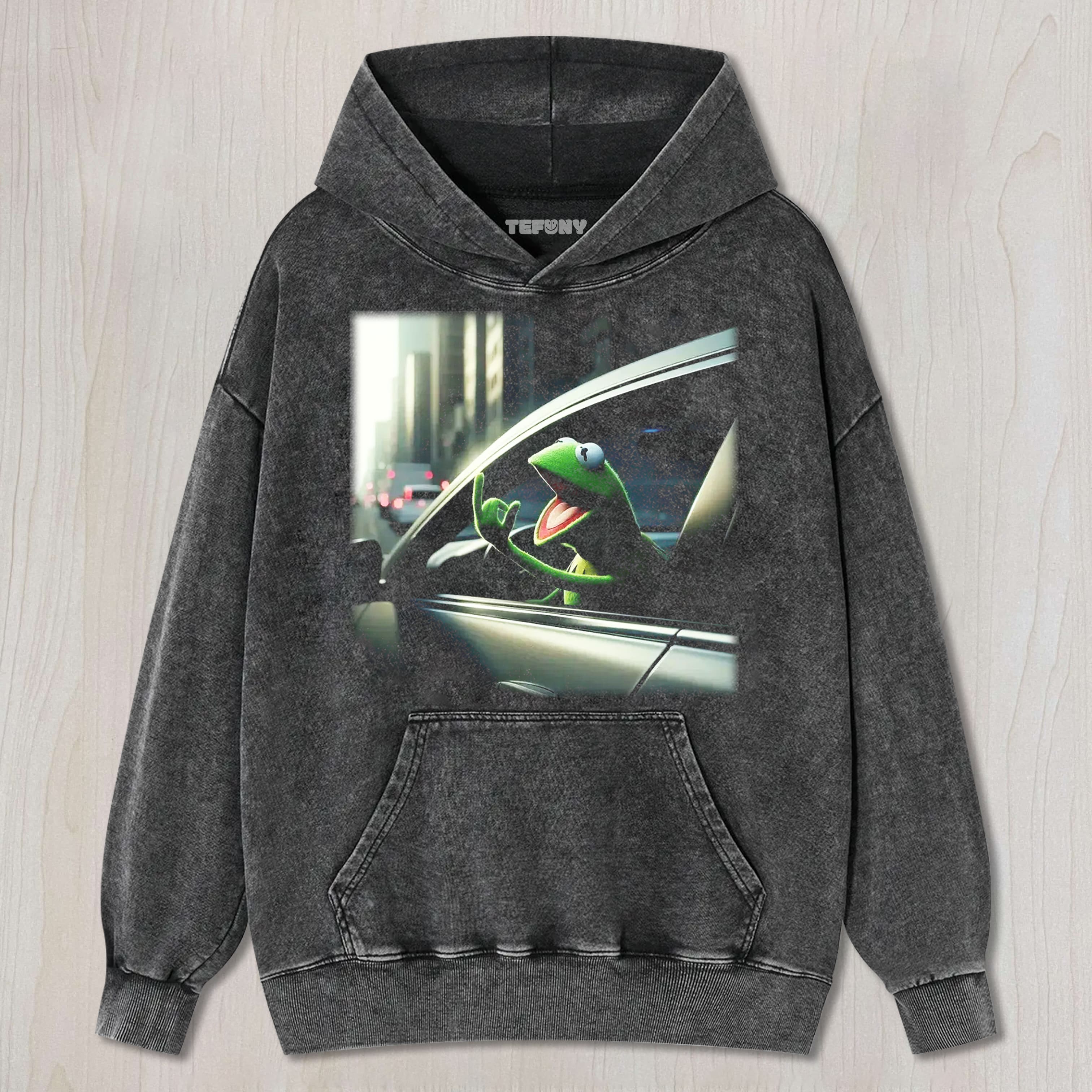 FROG RAISING MIDDLE FINGER TEE & SWEAT & HOOD