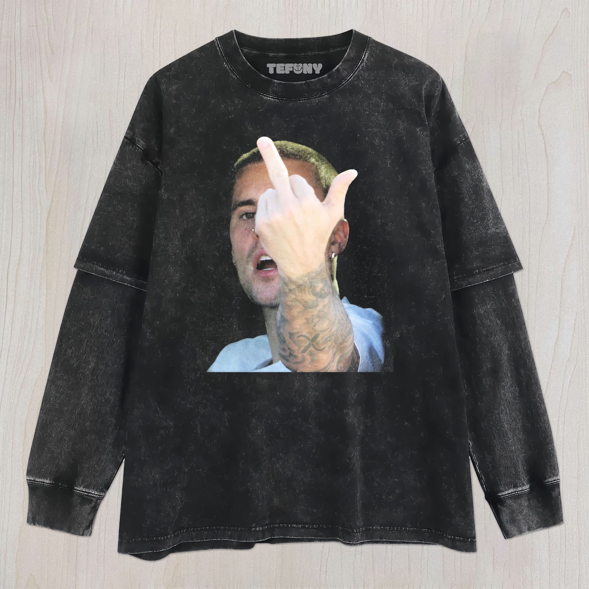 FRONT VIEW HAND GESTURE UNISEX TEE, TANK TOP, LAYERED LS, SWEATSHIRT & HOODIE