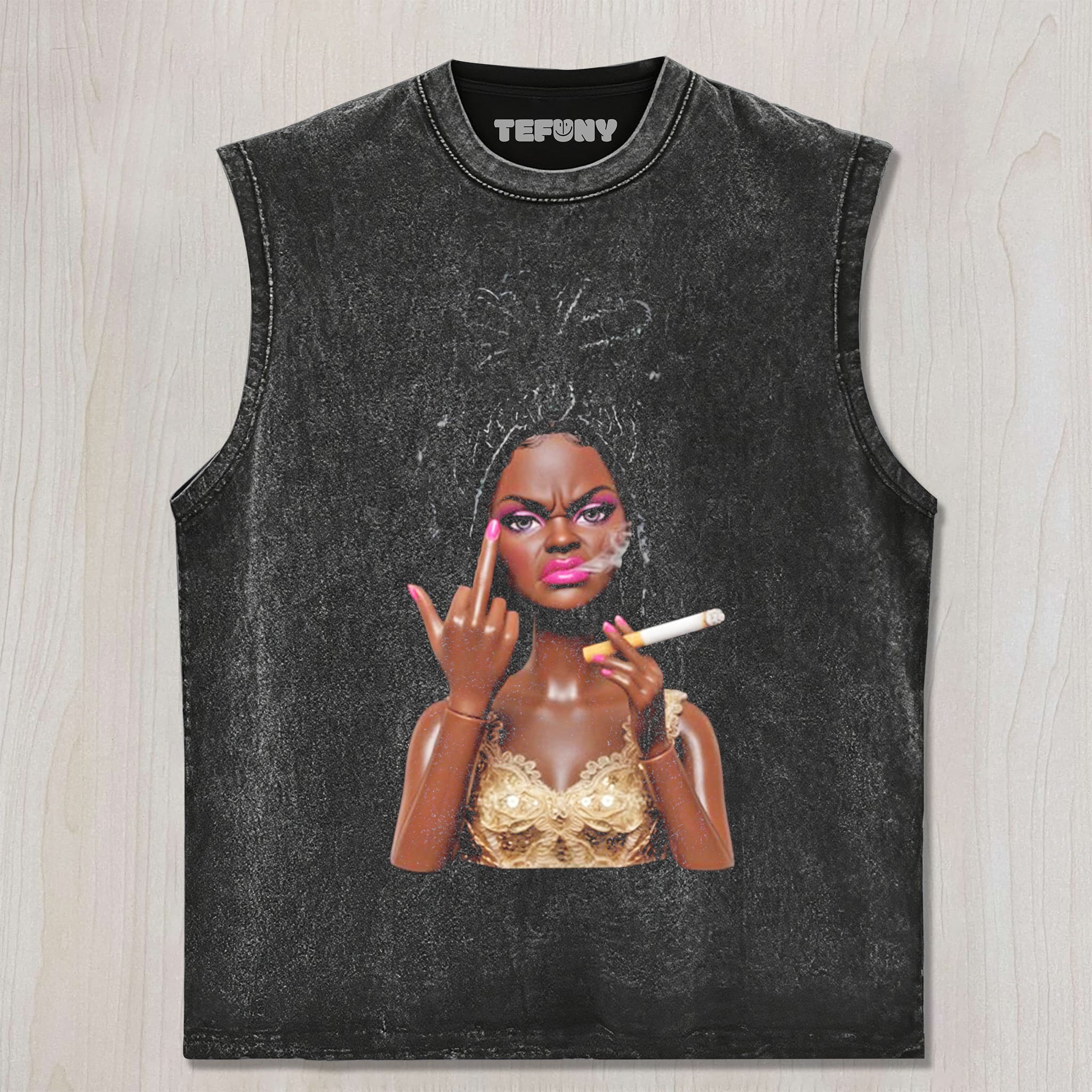 FUCK OFF DOLL MEME UNISEX TEE, TANK TOP, LAYERED LS, SWEATSHIRT & HOODIE