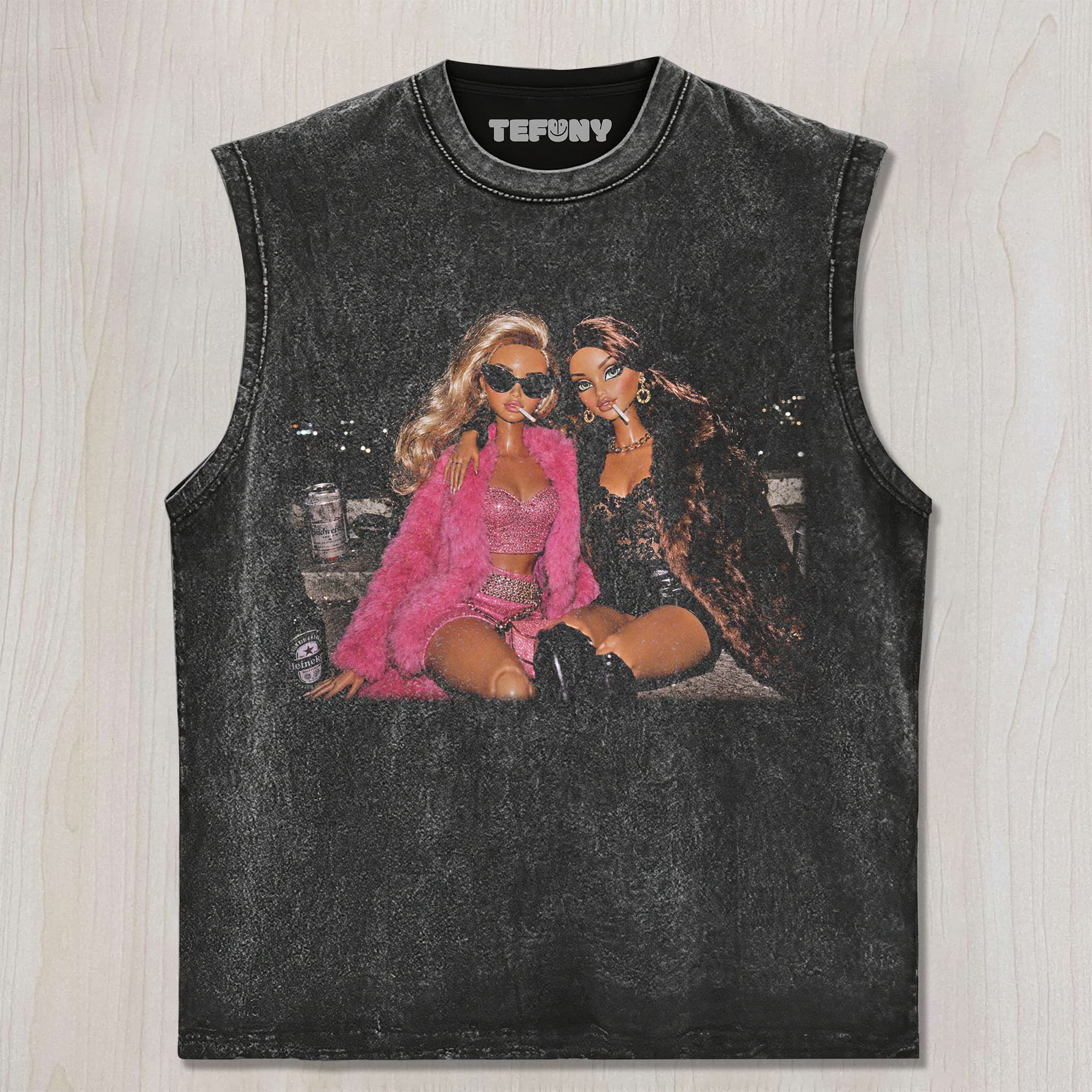 FUCK OFF DOLL MEME V2 UNISEX TEE, TANK TOP, LAYERED LS, SWEATSHIRT & HOODIE