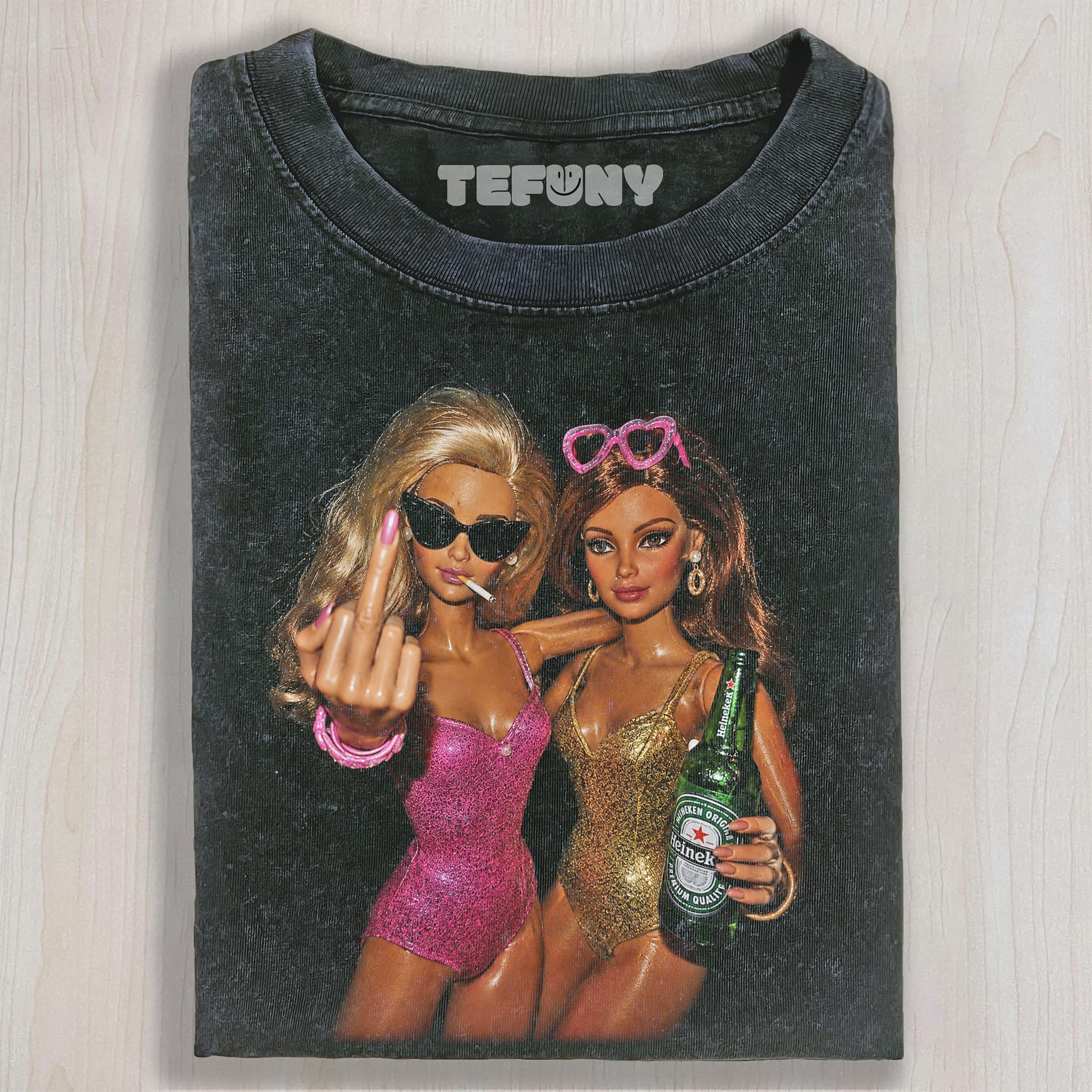 FUCK OFF DOLL MEME V3 UNISEX TEE, TANK TOP, LAYERED LS, SWEATSHIRT & HOODIE