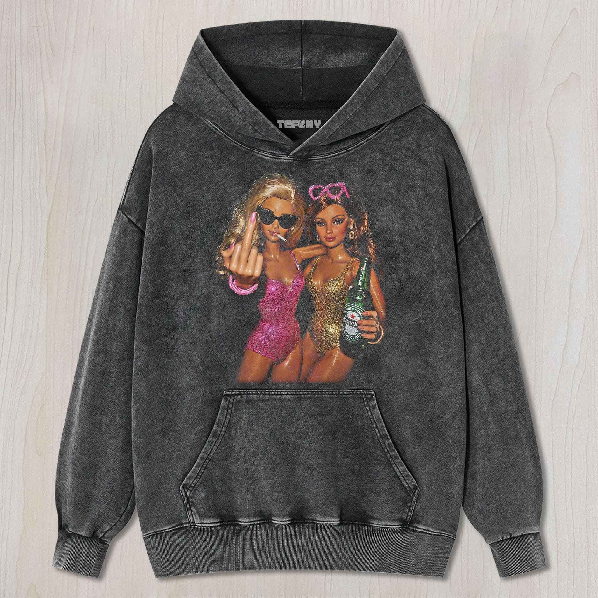 FUCK OFF DOLL MEME V3 UNISEX TEE, TANK TOP, LAYERED LS, SWEATSHIRT & HOODIE