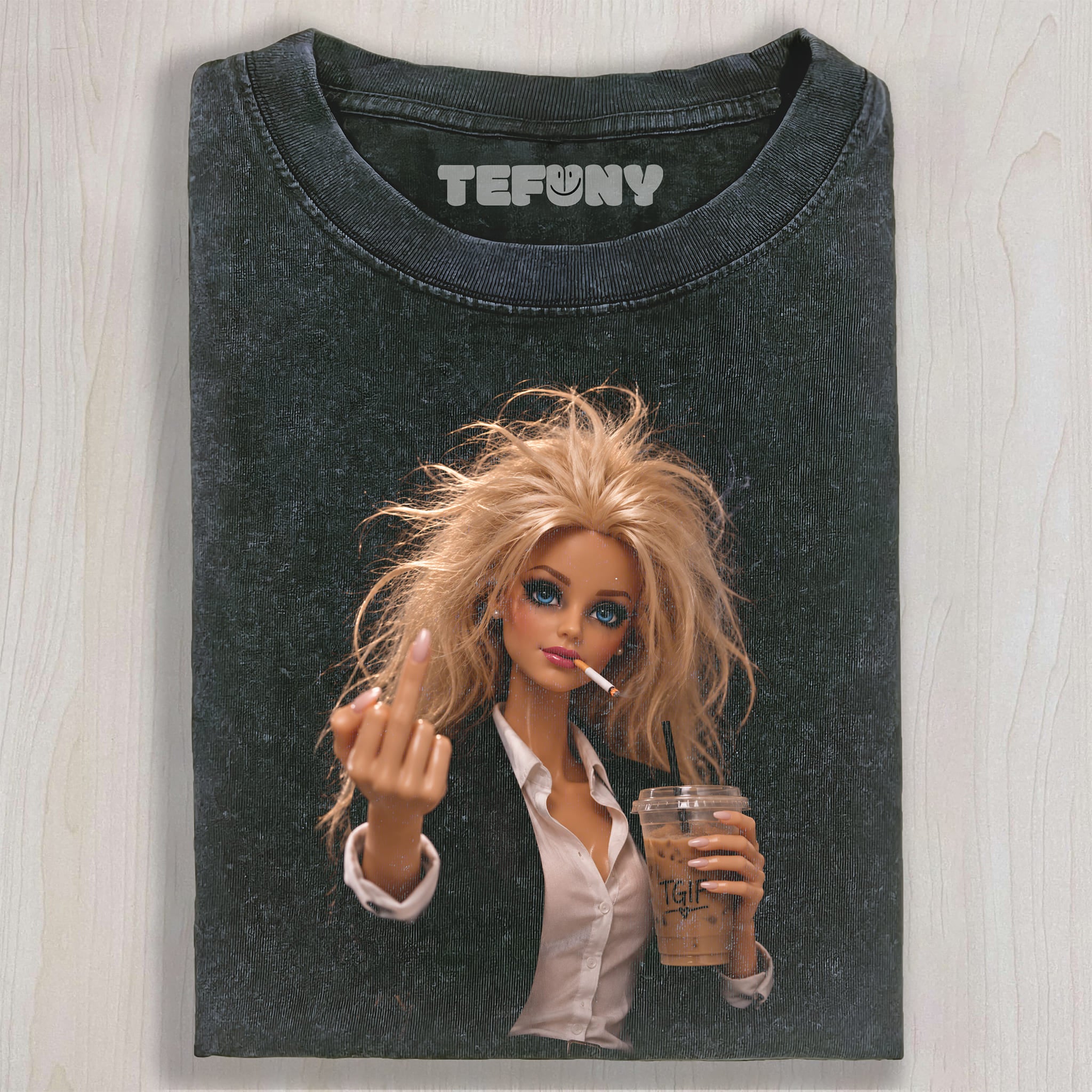 FUCK OFF DOLL MEME V5 UNISEX TEE, TANK TOP, LAYERED LS, SWEATSHIRT & HOODIE