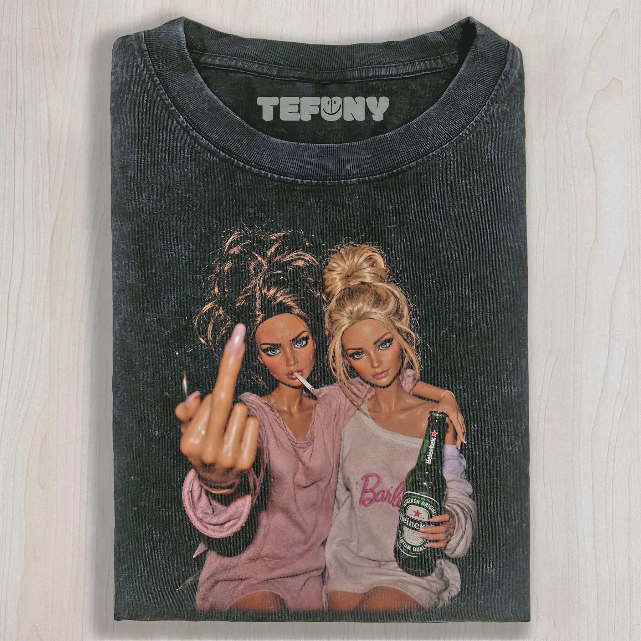 FUCK OFF DOLL MEME V6 UNISEX TEE, TANK TOP, LAYERED LS, SWEATSHIRT & HOODIE