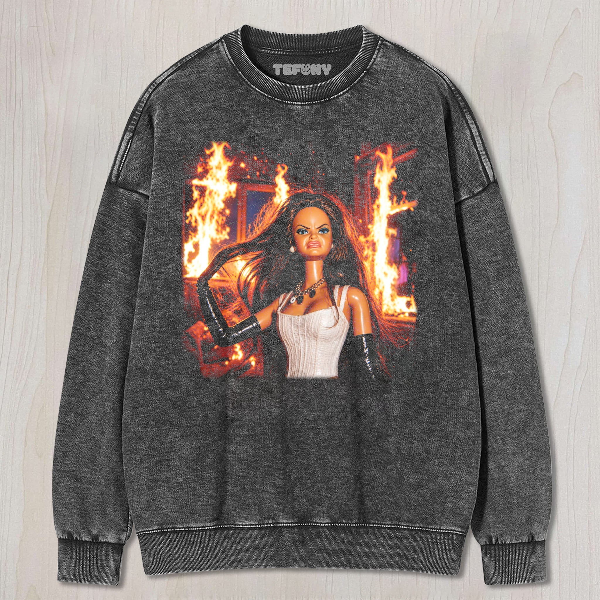 FUCK OFF DOLL MEME V7 UNISEX TEE, TANK TOP, LAYERED LS, SWEATSHIRT & HOODIE