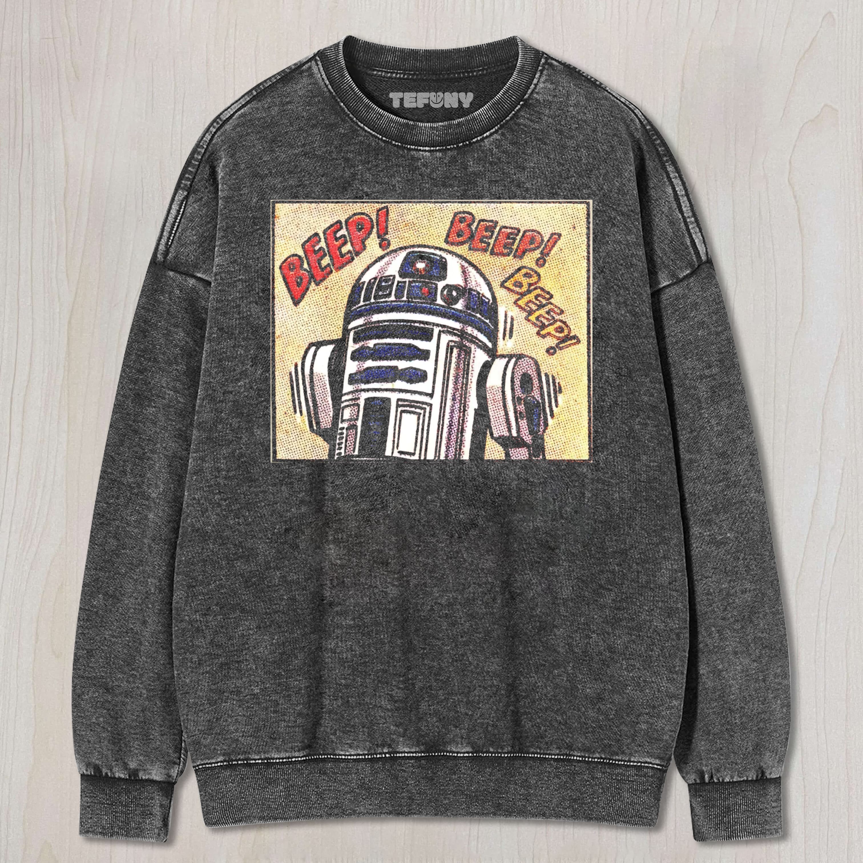 FUCK IF I KNOW 80S RAINBOW STAR WASHED TEE & SWEAT & HOOD