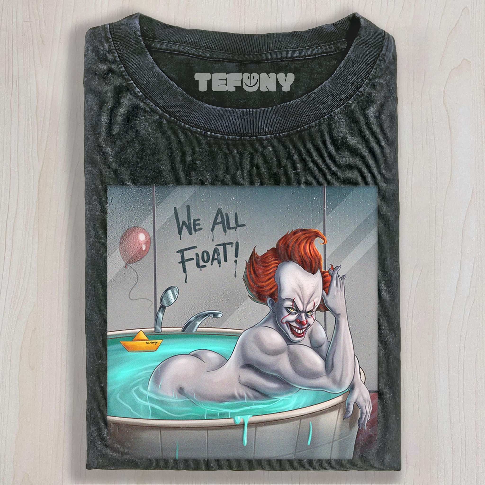 FUN-LOVING KILLER CLOWN UNISEX TEE, TANK TOP, LAYERED LS, SWEATSHIRT & HOODIE