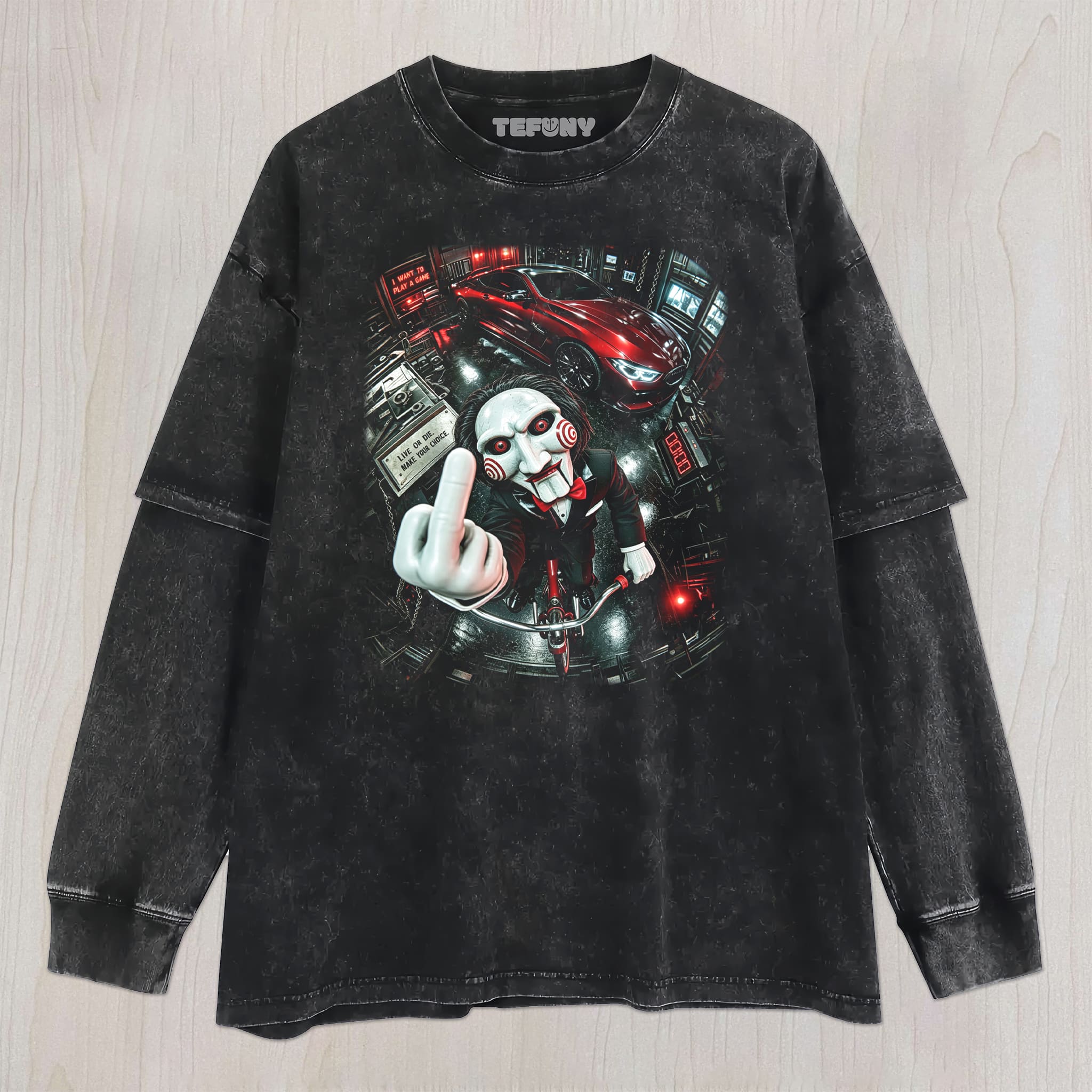 FUN HORROR V8 UNISEX TEE, TANK TOP, LAYERED LS, SWEATSHIRT & HOODIE