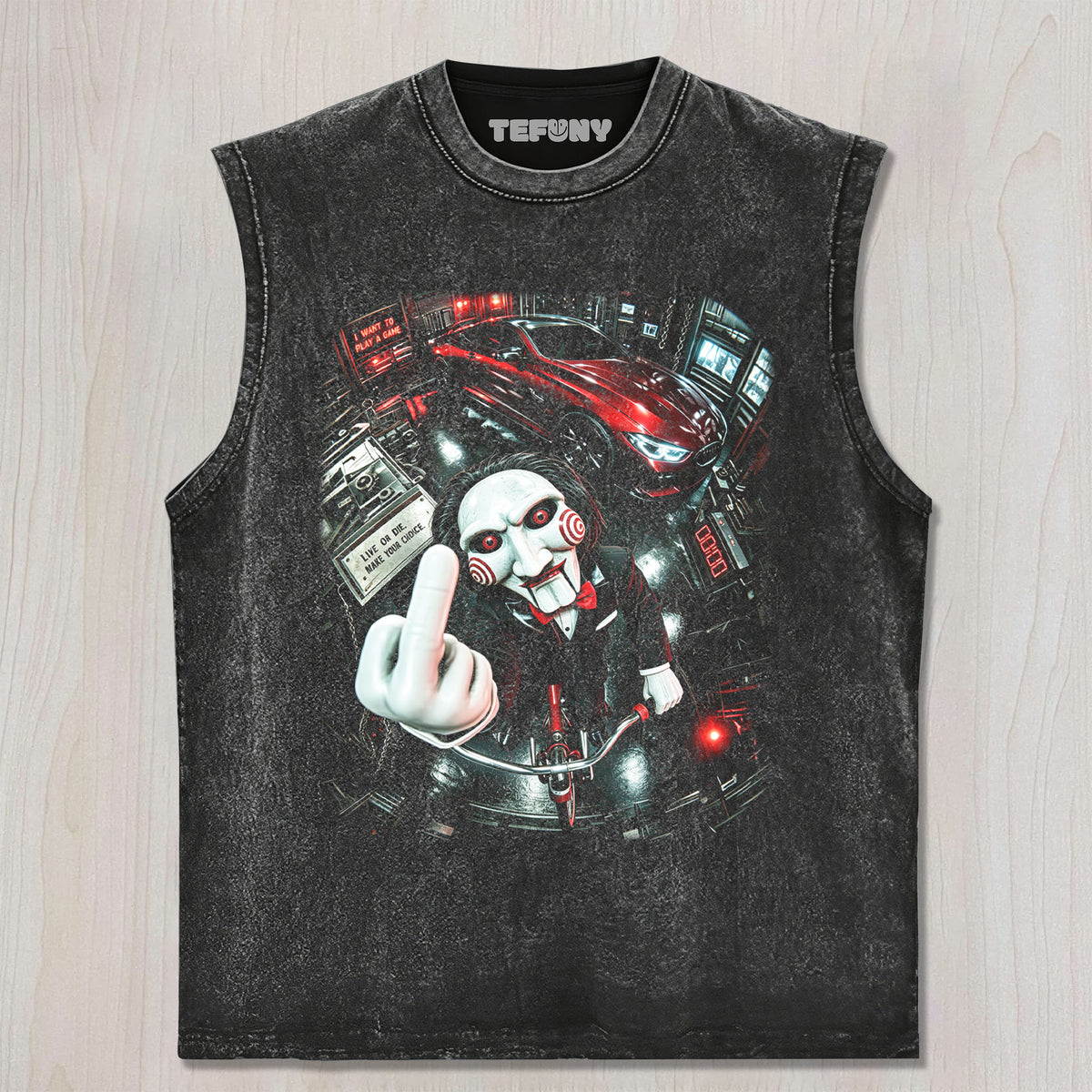 FUN HORROR V8 UNISEX TEE, TANK TOP, LAYERED LS, SWEATSHIRT & HOODIE