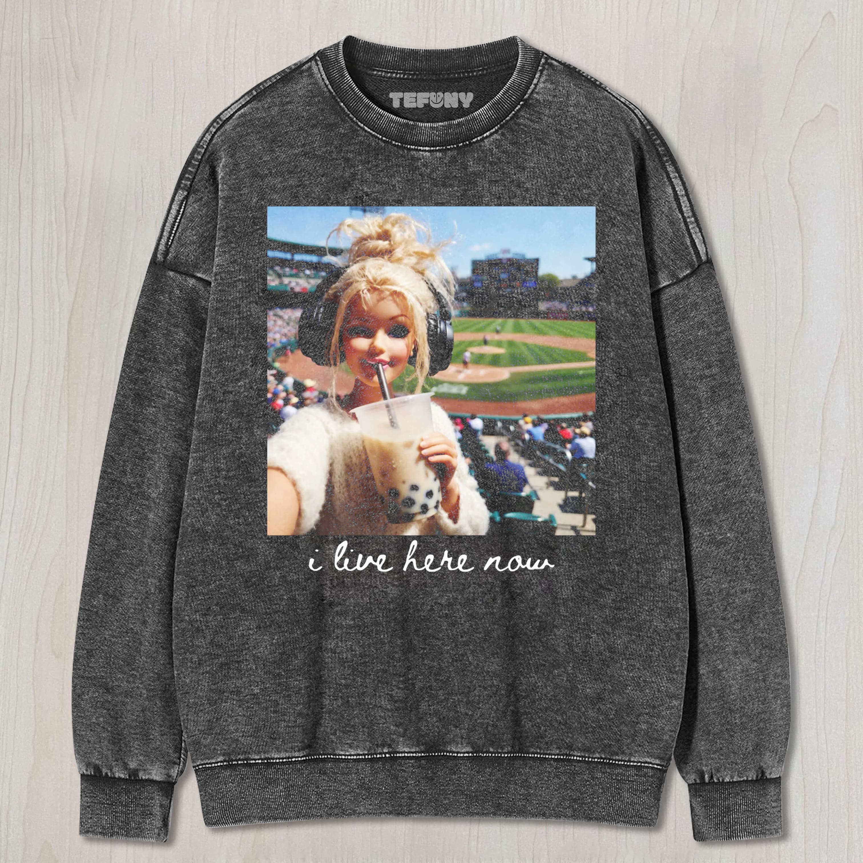 FUNNY BARBIE BALLFIELD DARK COMFORT 1 UNISEX TEE, TANK TOP, LAYERED LS, SWEATSHIRT & HOODIE