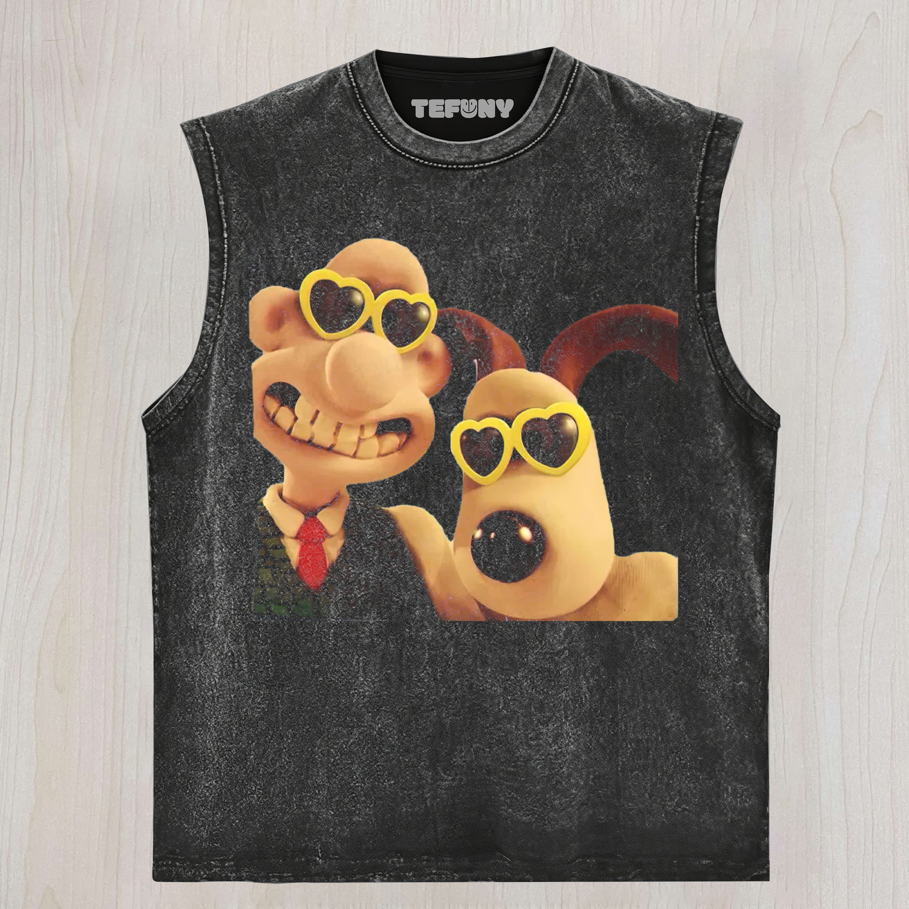 FUNNY CARTOON DUO UNISEX TEE, TANK TOP, LAYERED LS, SWEATSHIRT & HOODIE