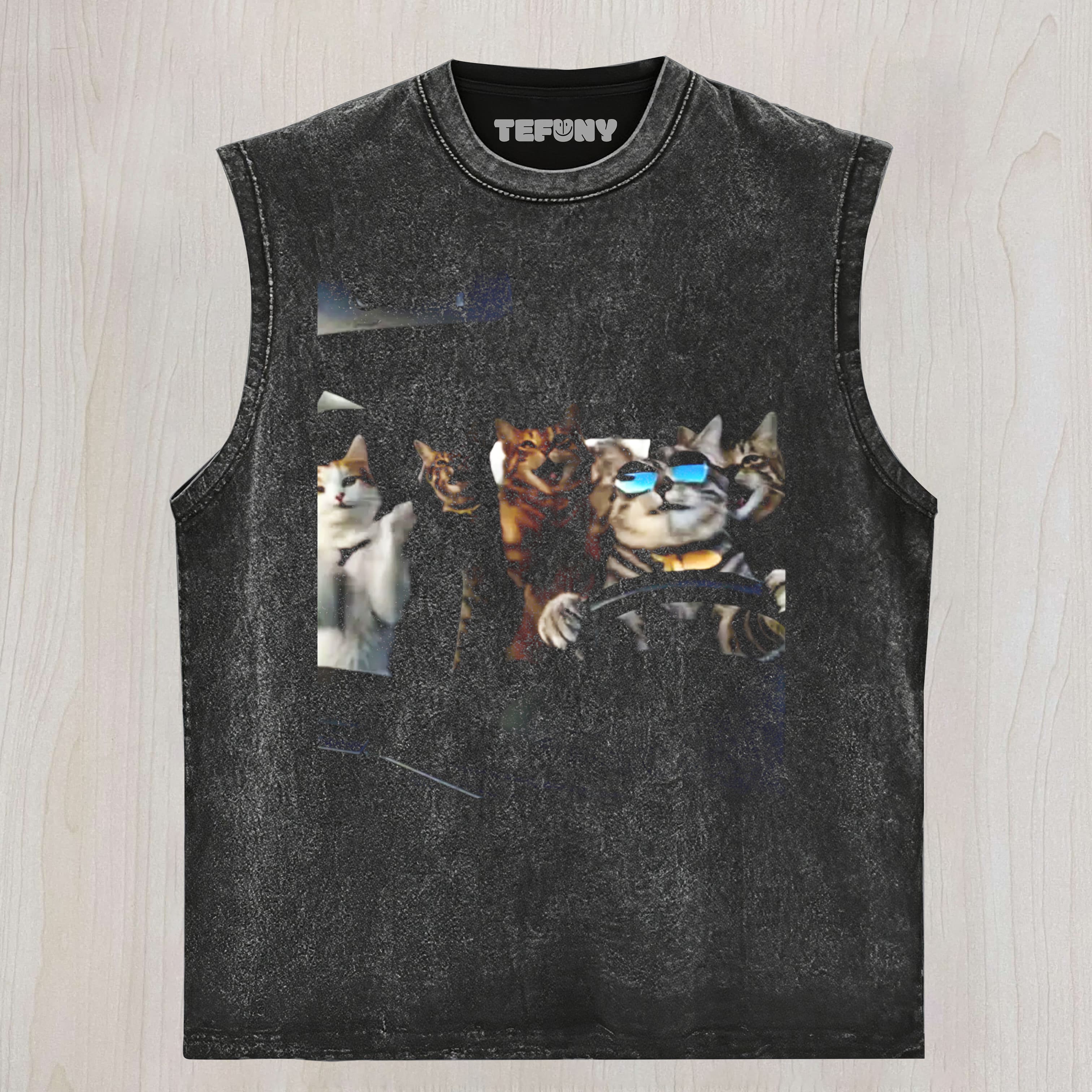 FUNNY CAT GRAPHICS UNISEX TEE, TANK TOP, LAYERED LS, SWEATSHIRT & HOODIE