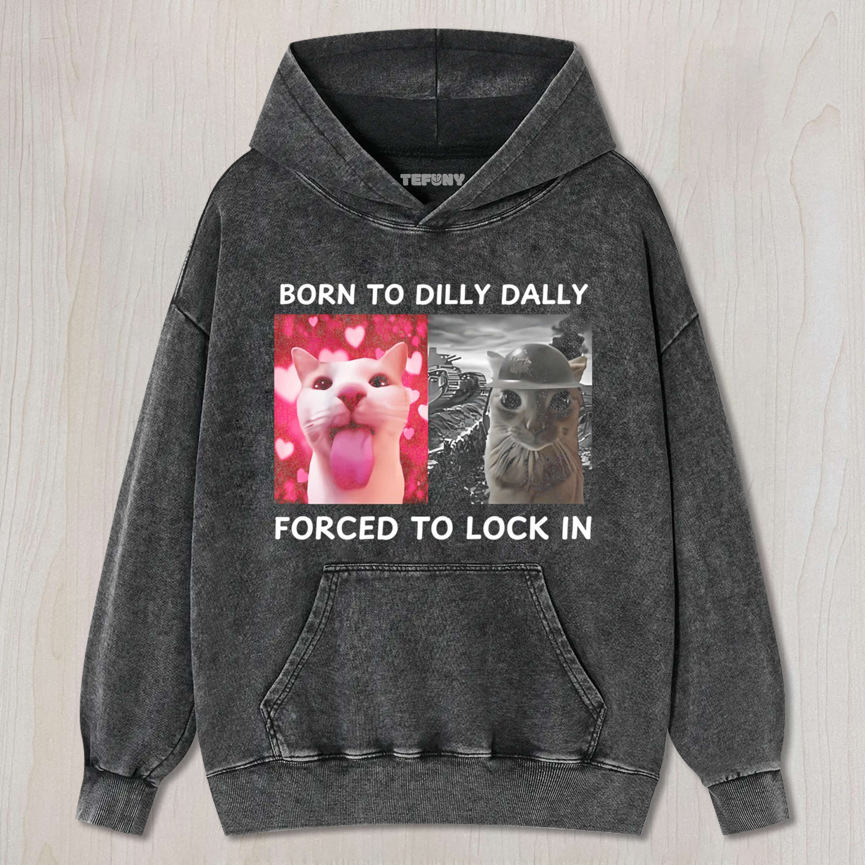 FUNNY CAT MEME TEE & SWEAT & HOOD