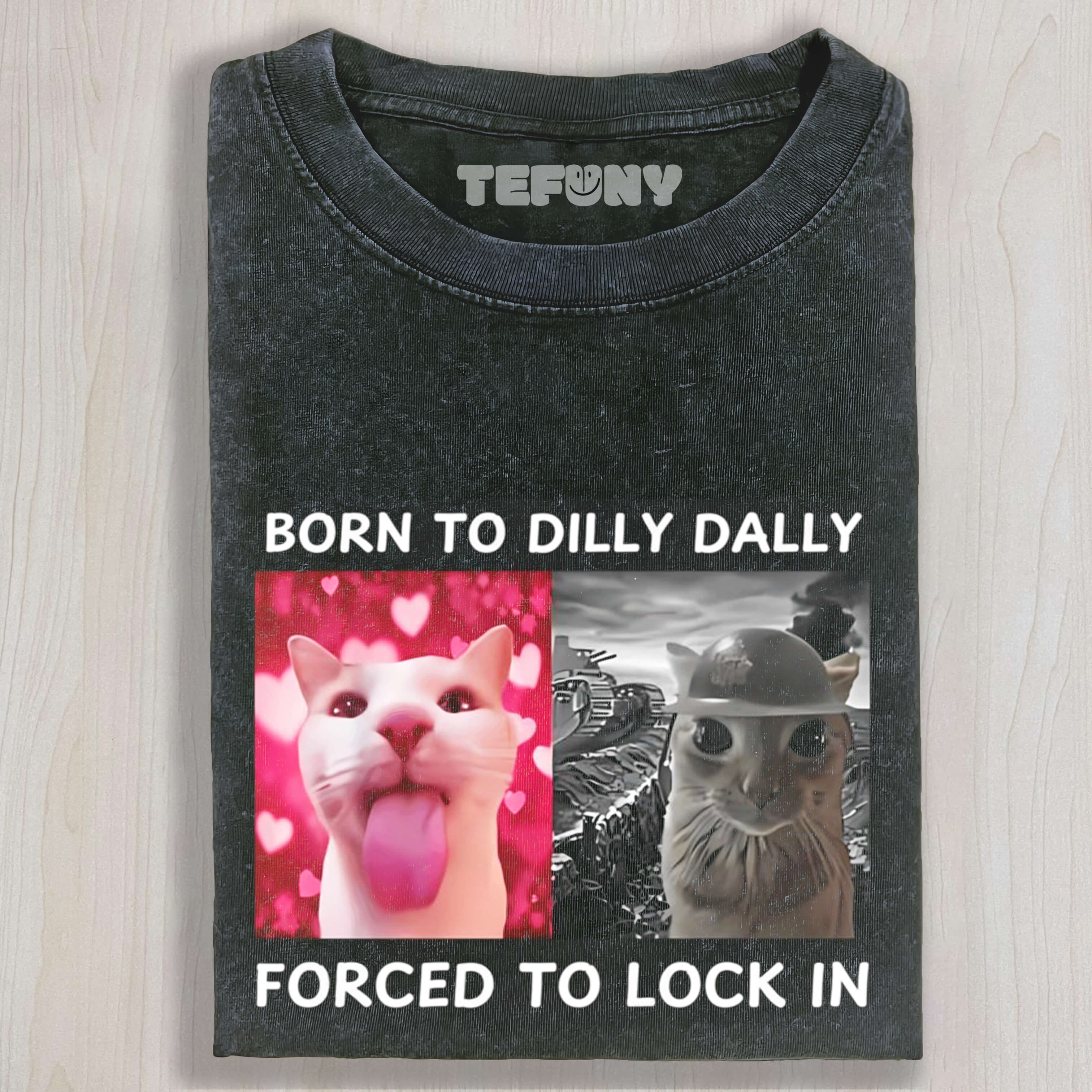 FUNNY CAT MEME TEE & SWEAT & HOOD