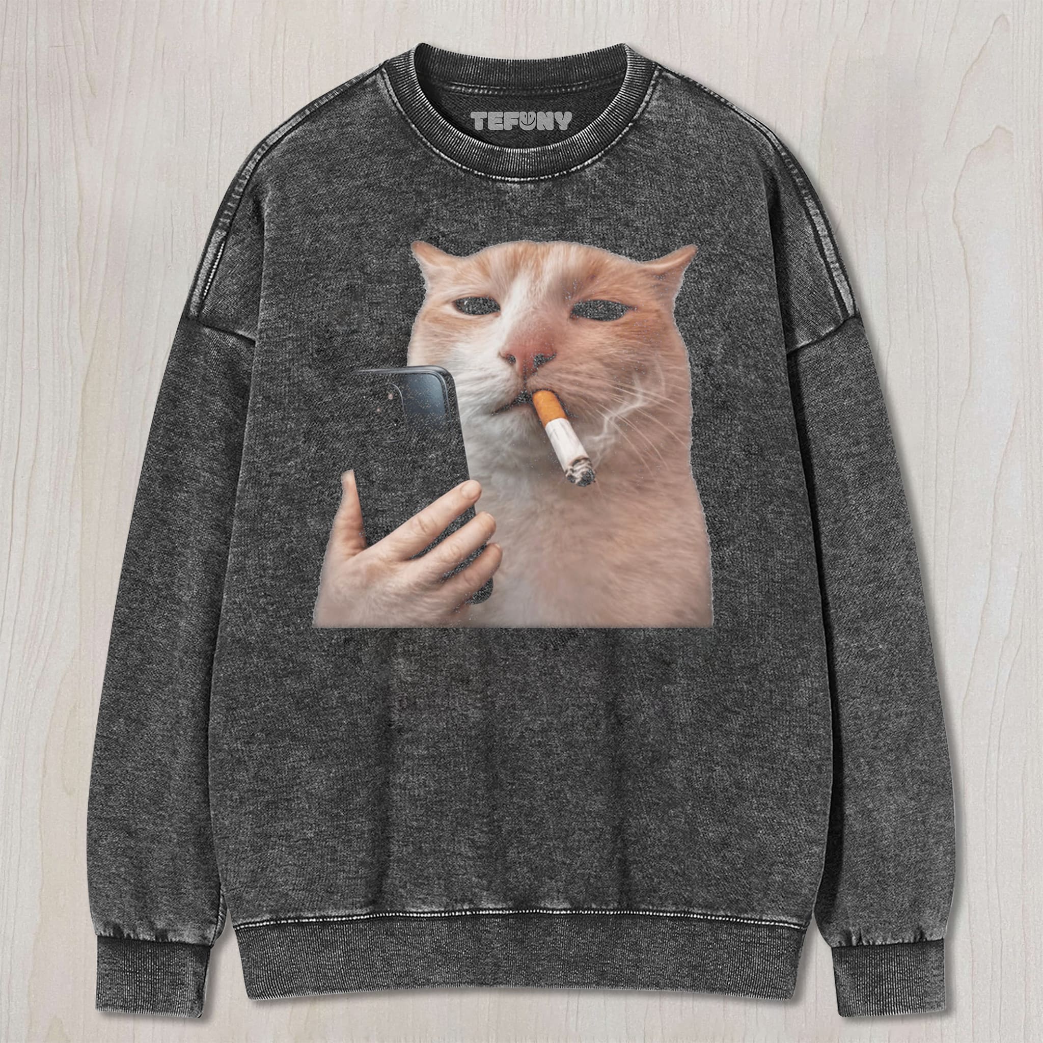 FUNNY CAT MEME V4 UNISEX TEE, TANK TOP, LAYERED LS, SWEATSHIRT & HOODIE