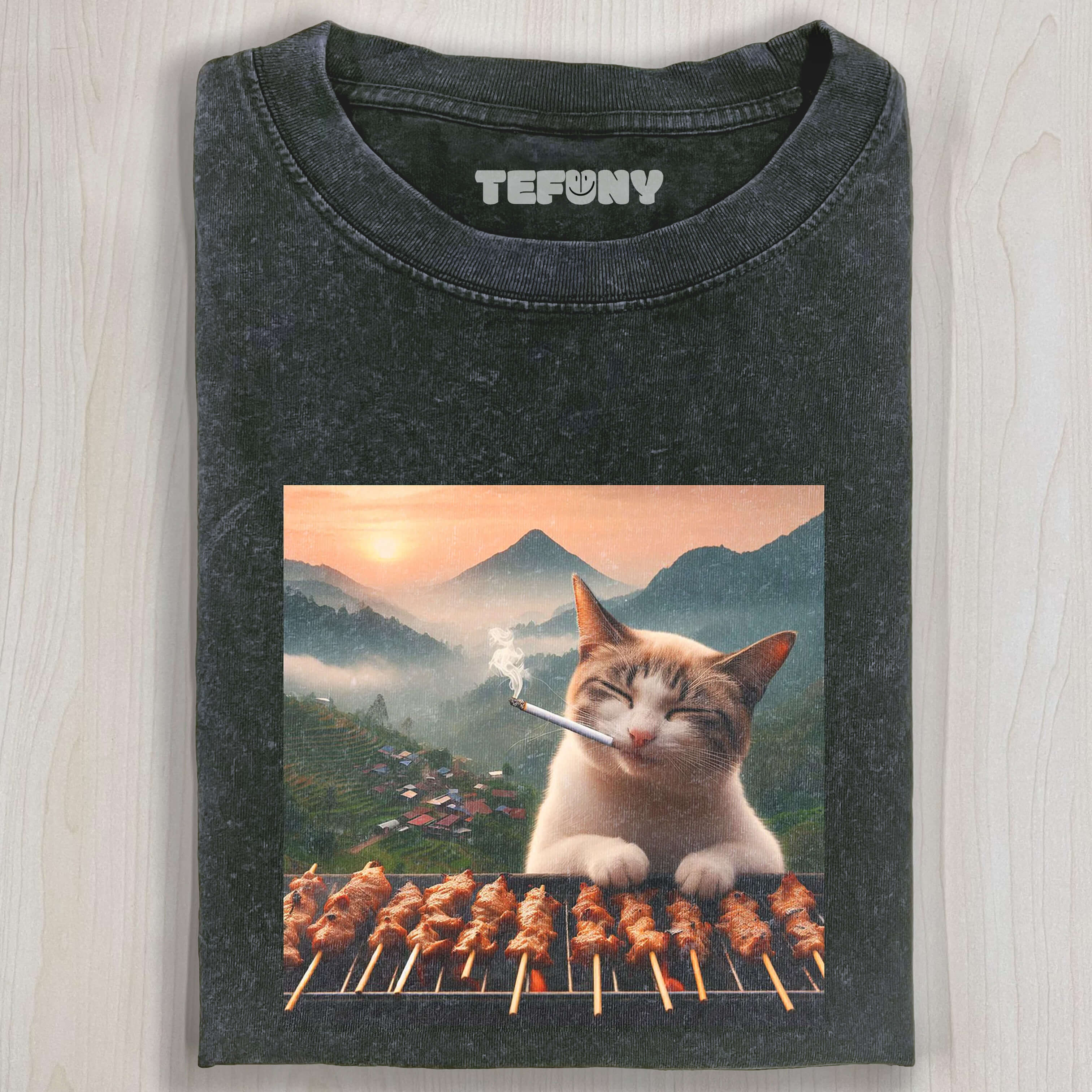 FUNNY CAT T-SHIRT-1