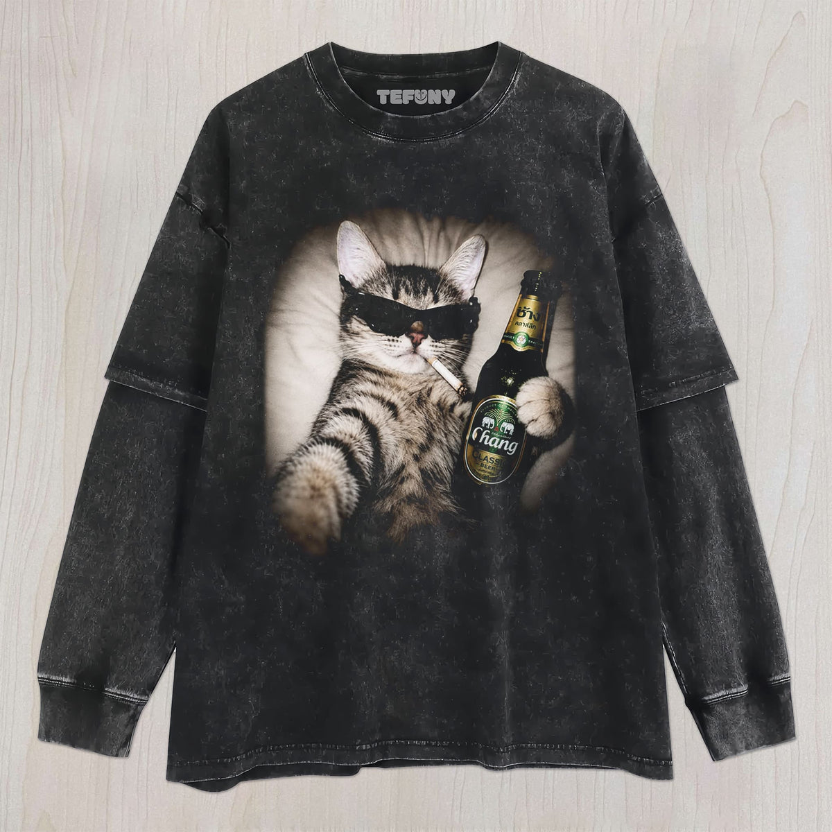 FUNNY COOL CAT UNISEX TEE, TANK TOP, LAYERED LS, SWEATSHIRT & HOODIE