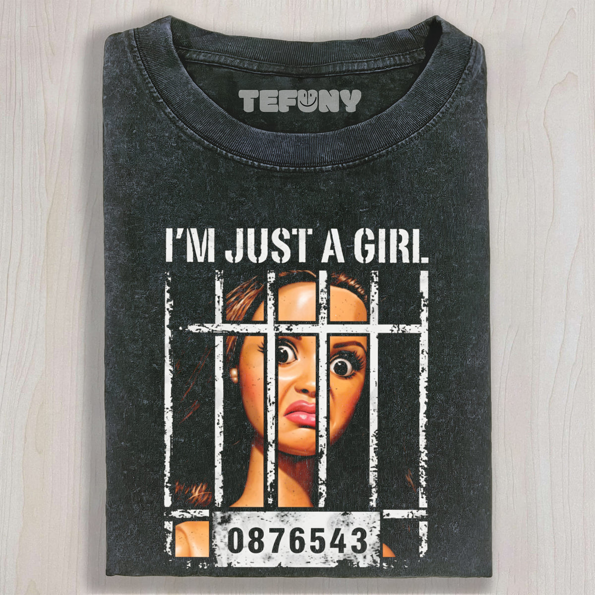 FUNNY DOLL FACE MEME V4 UNISEX TEE, TANK TOP, LAYERED LS, SWEATSHIRT & HOODIE