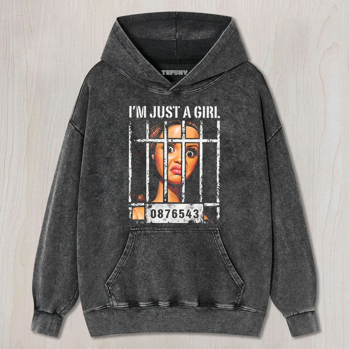 FUNNY DOLL FACE MEME V4 UNISEX TEE, TANK TOP, LAYERED LS, SWEATSHIRT & HOODIE