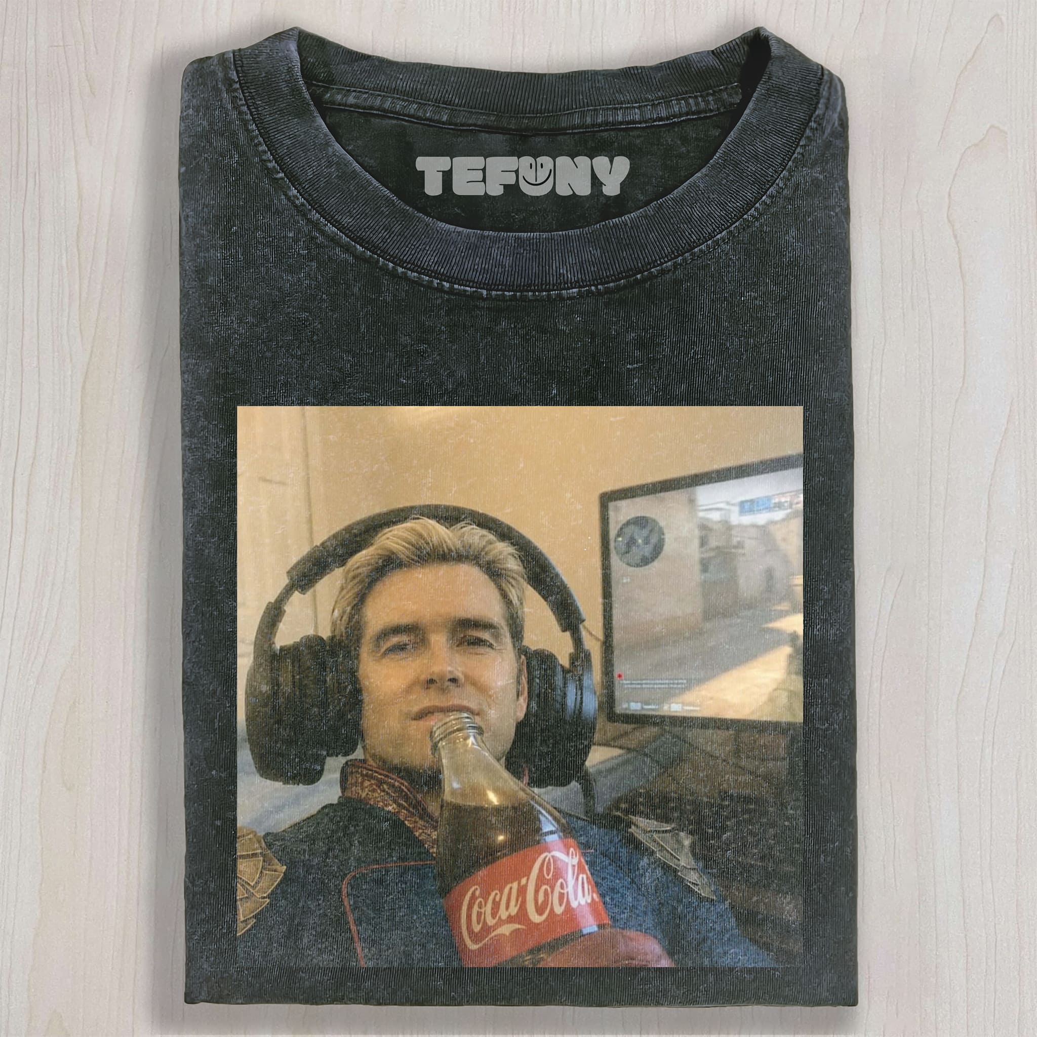 FUNNY GAMER HERO PORTRAIT DRINK BOTTLE MEME UNISEX TEE, TANK TOP, LAYERED LS, SWEATSHIRT & HOODIE