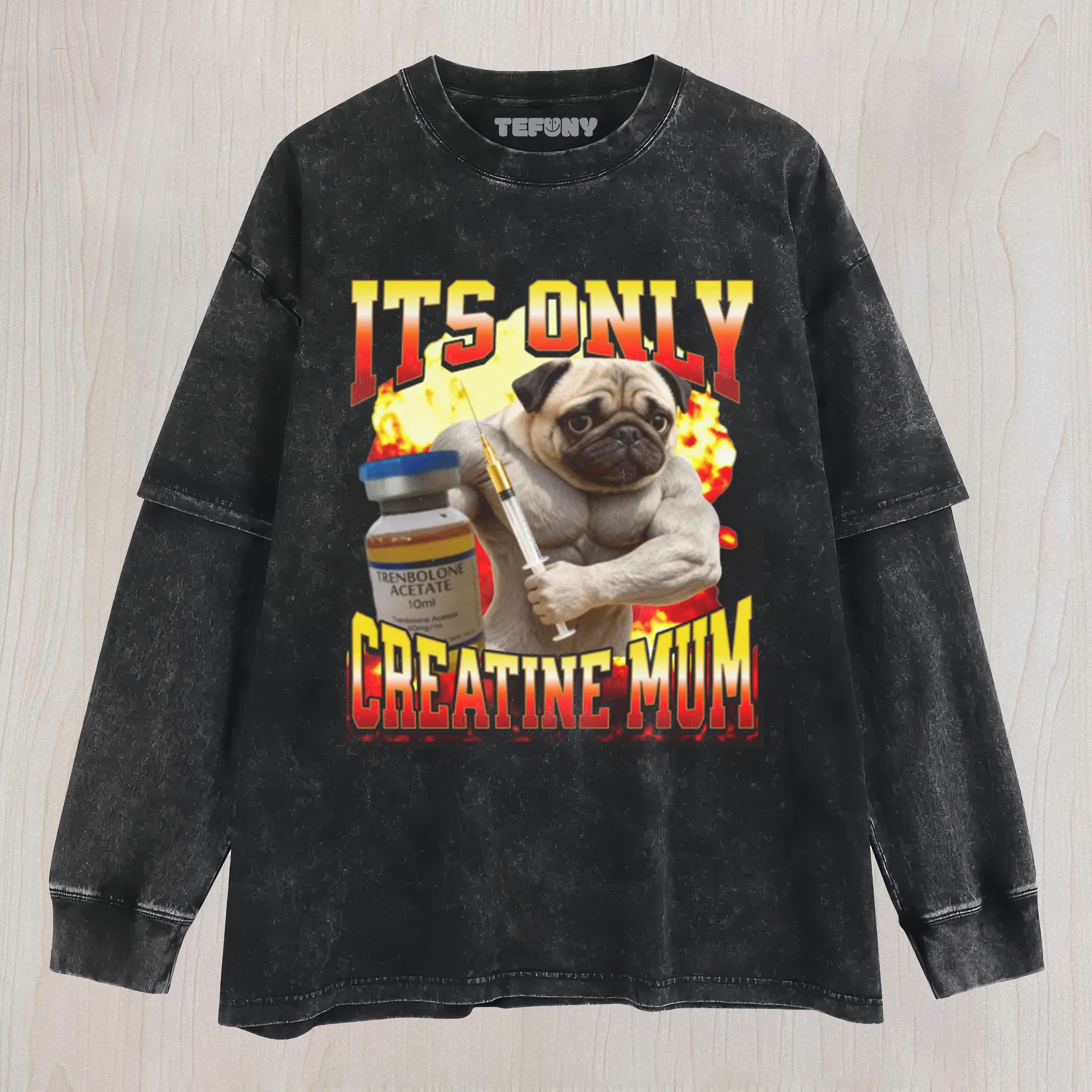 FUNNY GYM DOG UNISEX TEE, TANK TOP, LAYERED LS, SWEATSHIRT & HOODIE