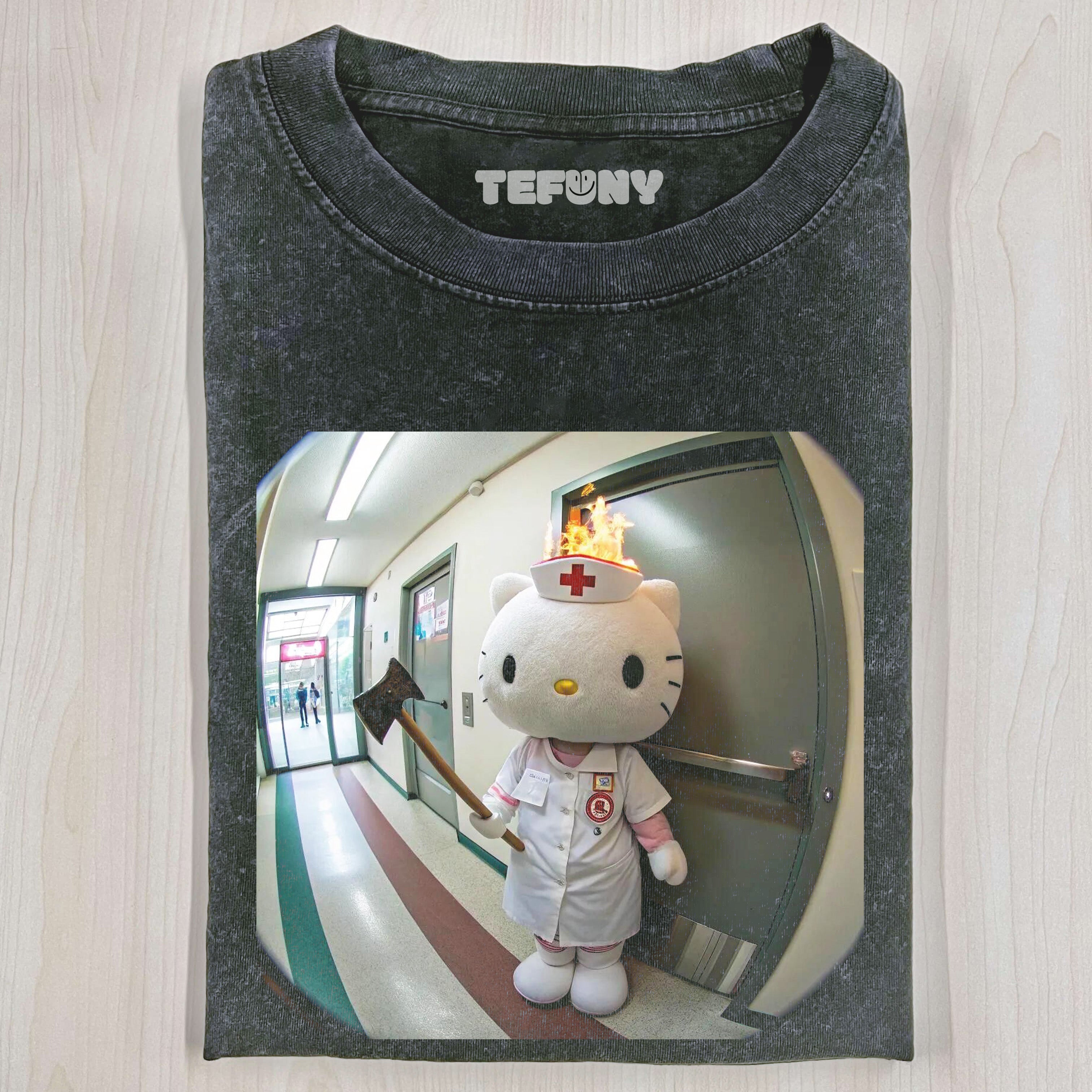 FUNNY HELLO KITTY T-SHIRT V7