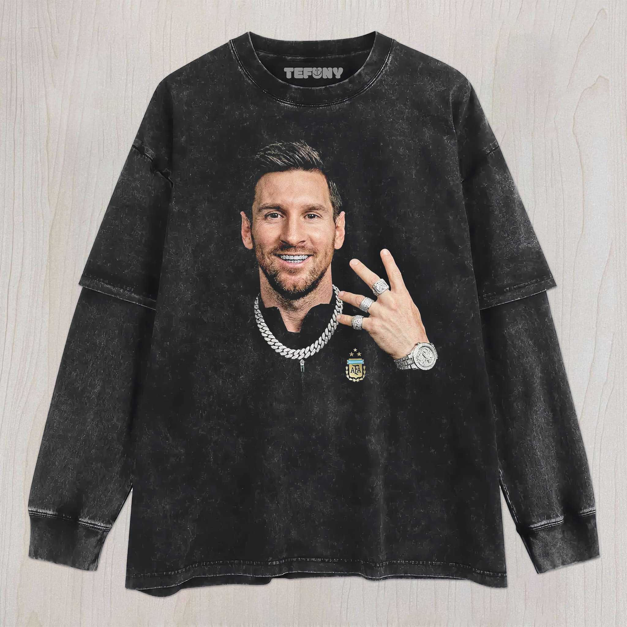FUNNY MESSI V10 UNISEX TEE, TANK TOP, LAYERED LS, SWEATSHIRT & HOODIE