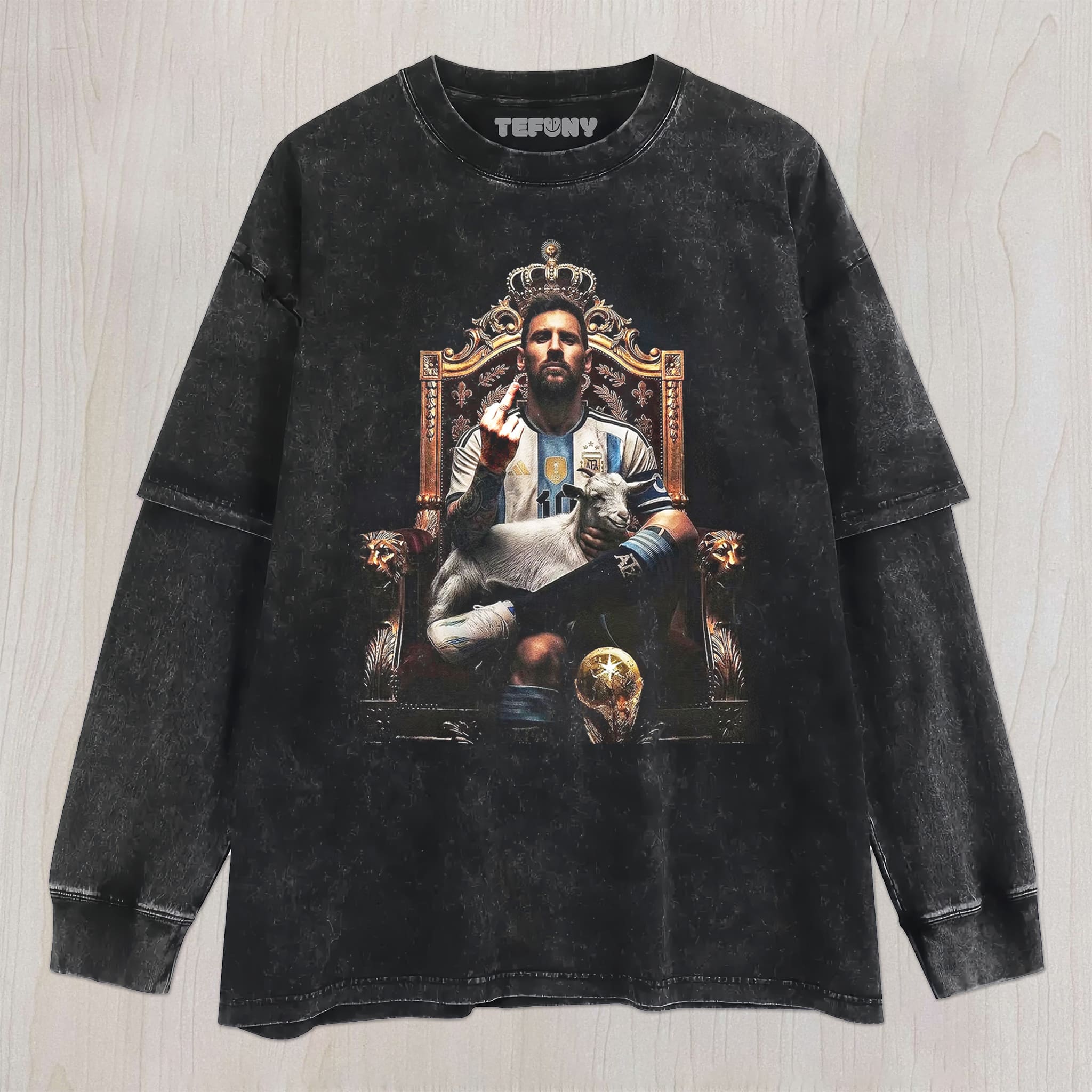 FUNNY MESSI V9 UNISEX TEE, TANK TOP, LAYERED LS, SWEATSHIRT & HOODIE