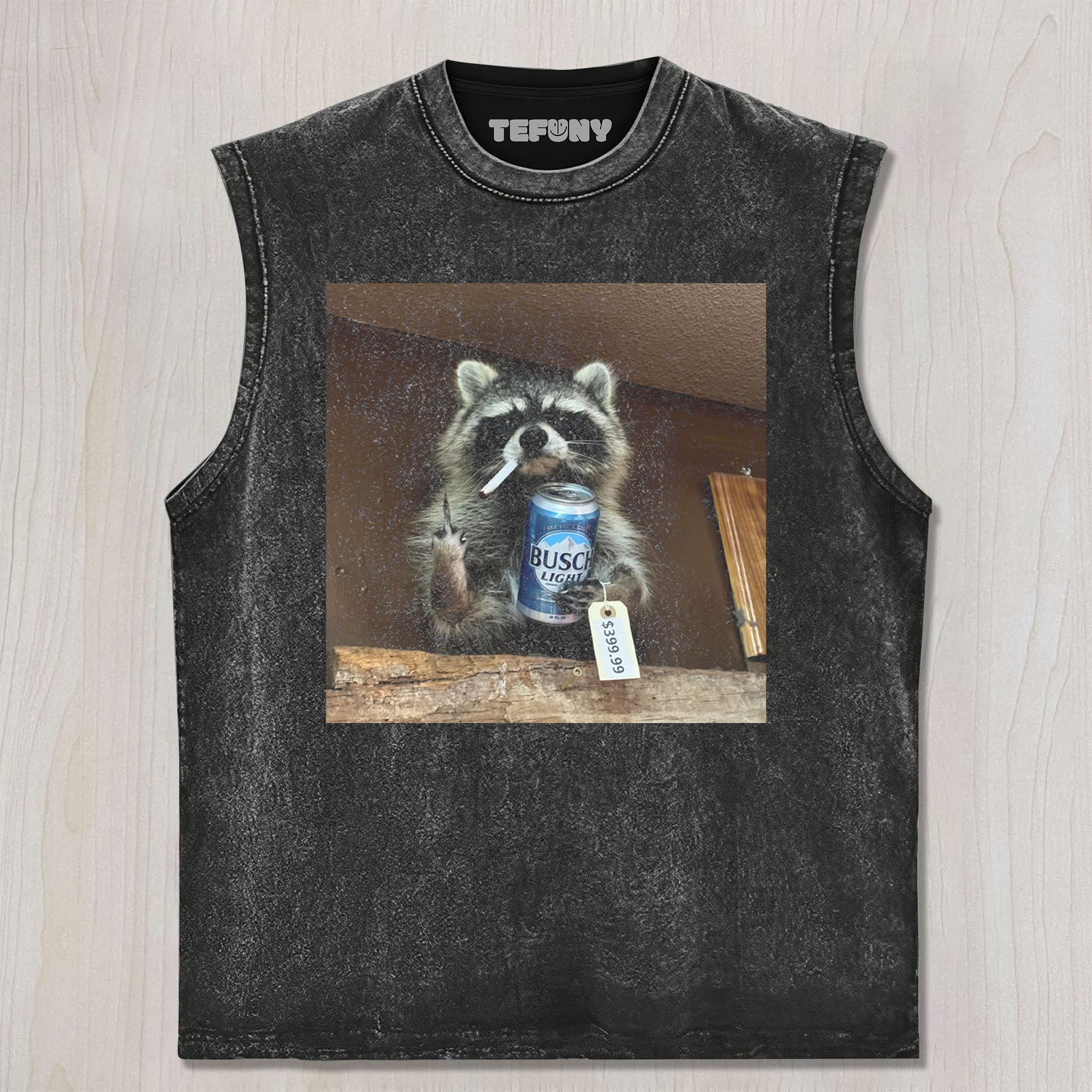 FUNNY RACCOON SMOKING AND DRINKING UNISEX TEE, TANK TOP, LAYERED LS, SWEATSHIRT & HOODIE