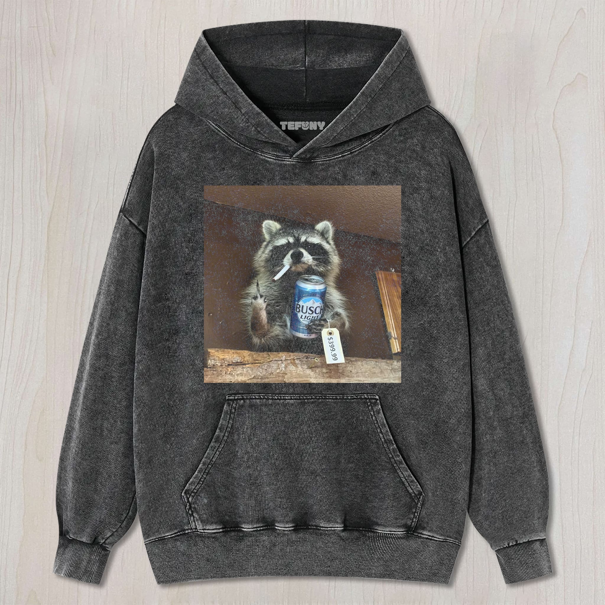 FUNNY RACCOON SMOKING AND DRINKING UNISEX TEE, TANK TOP, LAYERED LS, SWEATSHIRT & HOODIE