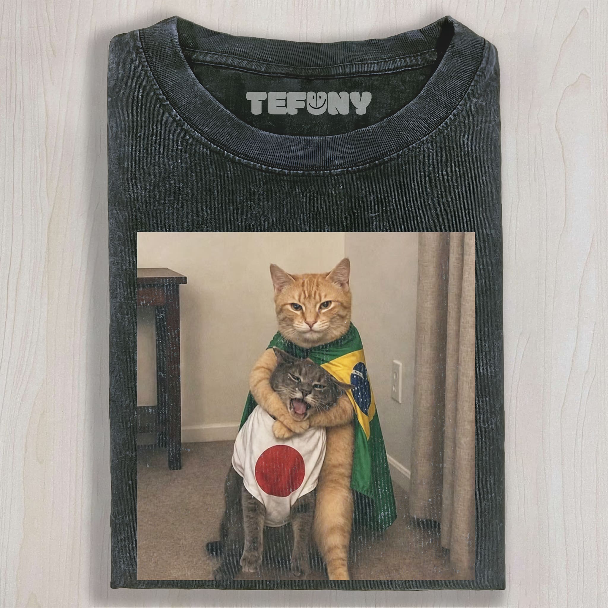 FUNNY SOCCER CAT UNISEX TEE, TANK TOP, LAYERED LS, SWEATSHIRT & HOODIE