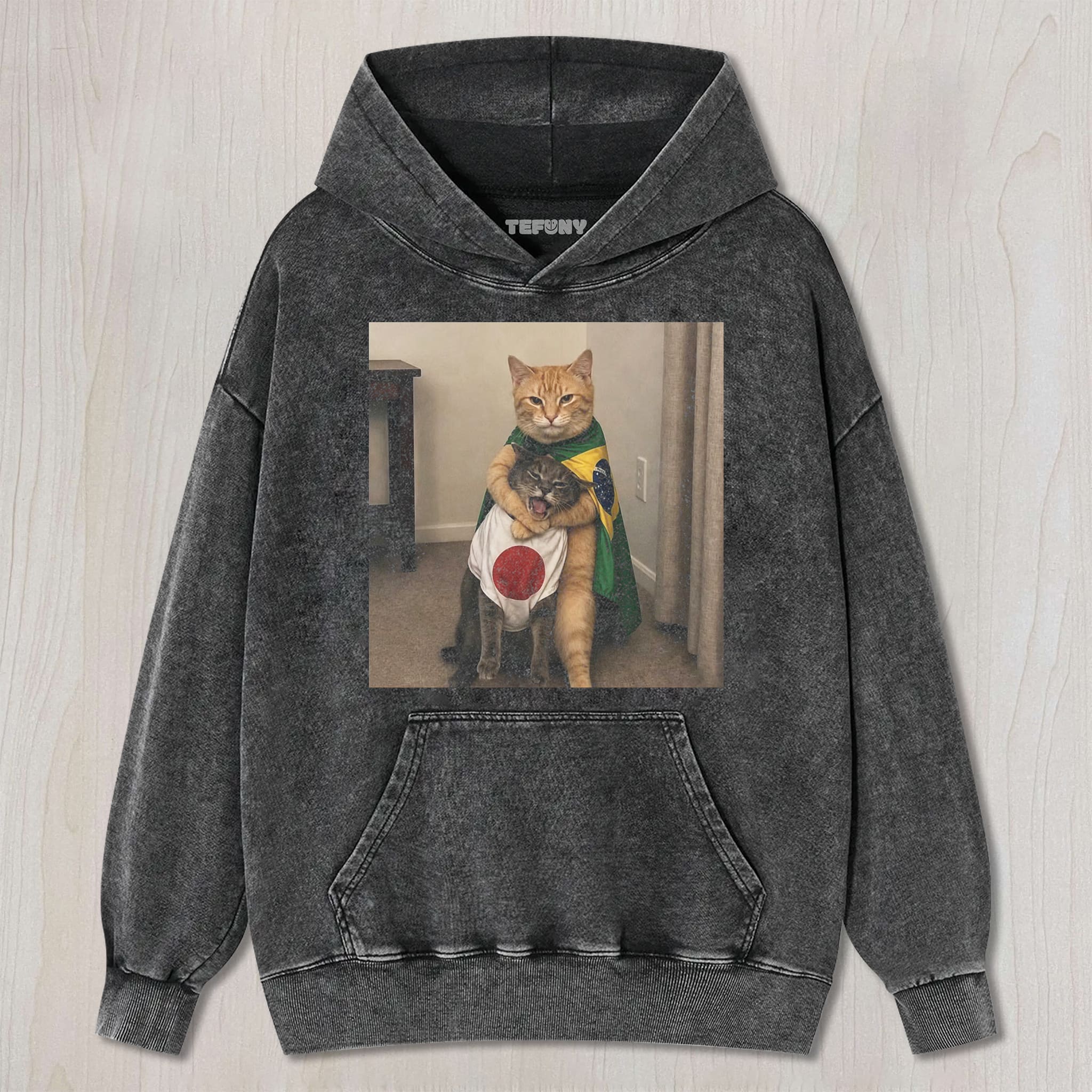 FUNNY SOCCER CAT UNISEX TEE, TANK TOP, LAYERED LS, SWEATSHIRT & HOODIE