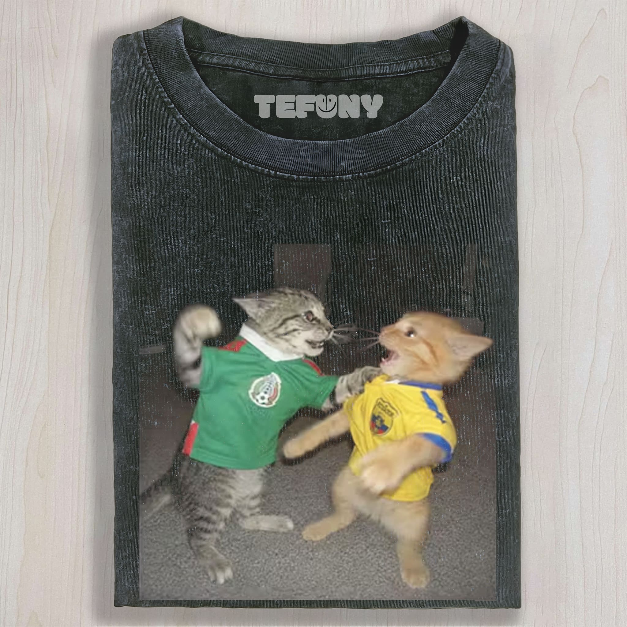 FUNNY SOCCER CAT V1 UNISEX TEE, TANK TOP, LAYERED LS, SWEATSHIRT & HOODIE