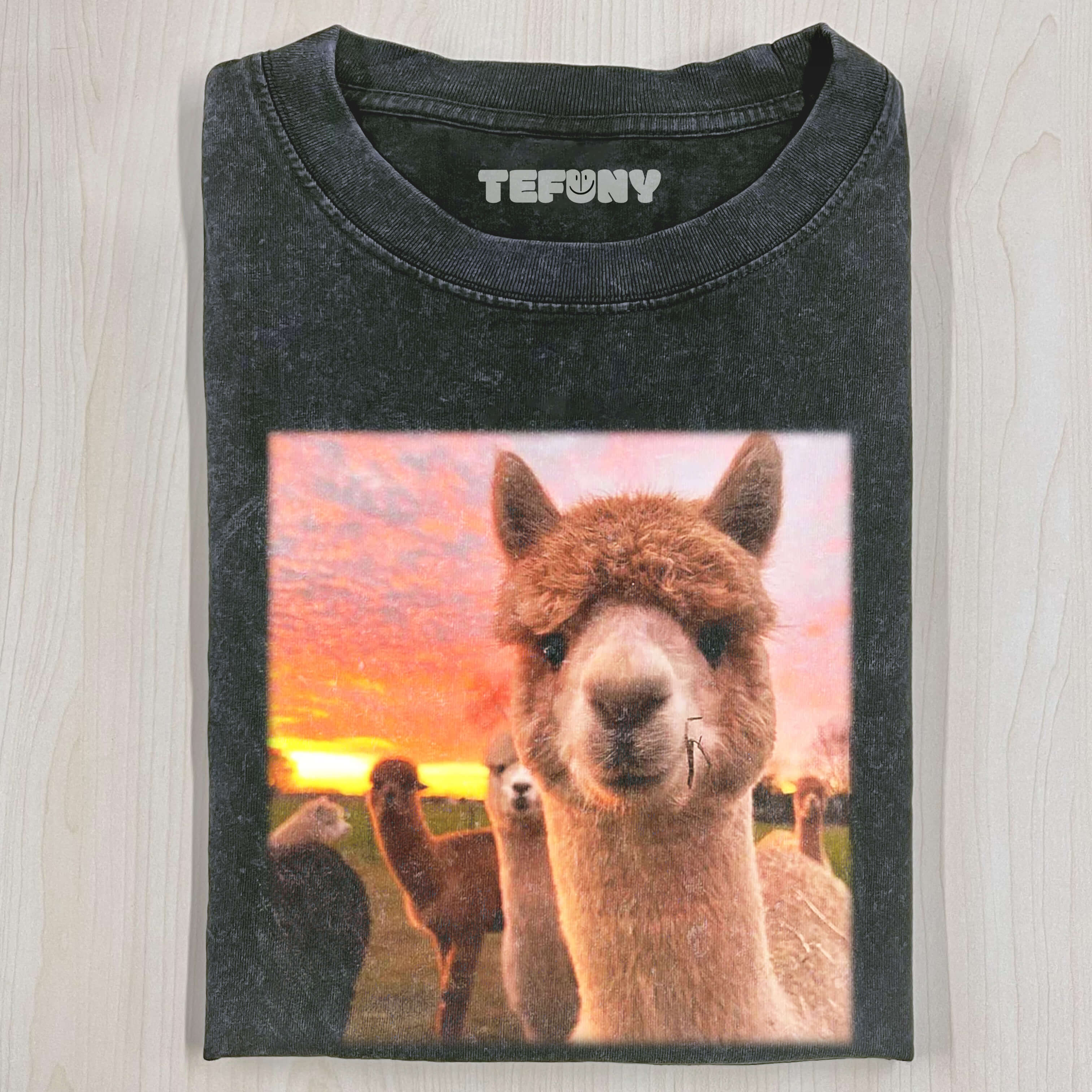 FUNNY ALPACA T-SHIRT V4