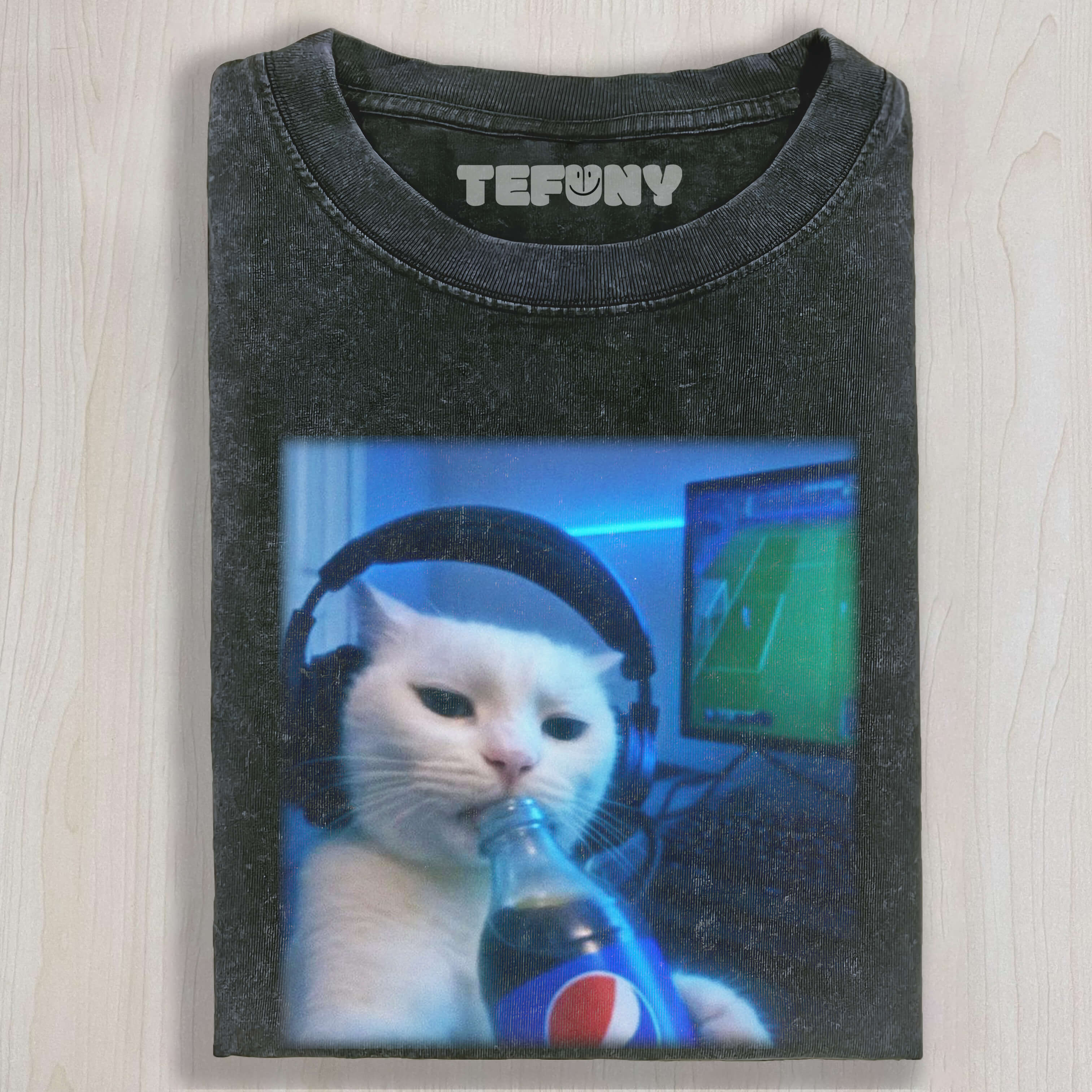 FUNNY BALL GAME CAT TEE & SWEAT & HOOD
