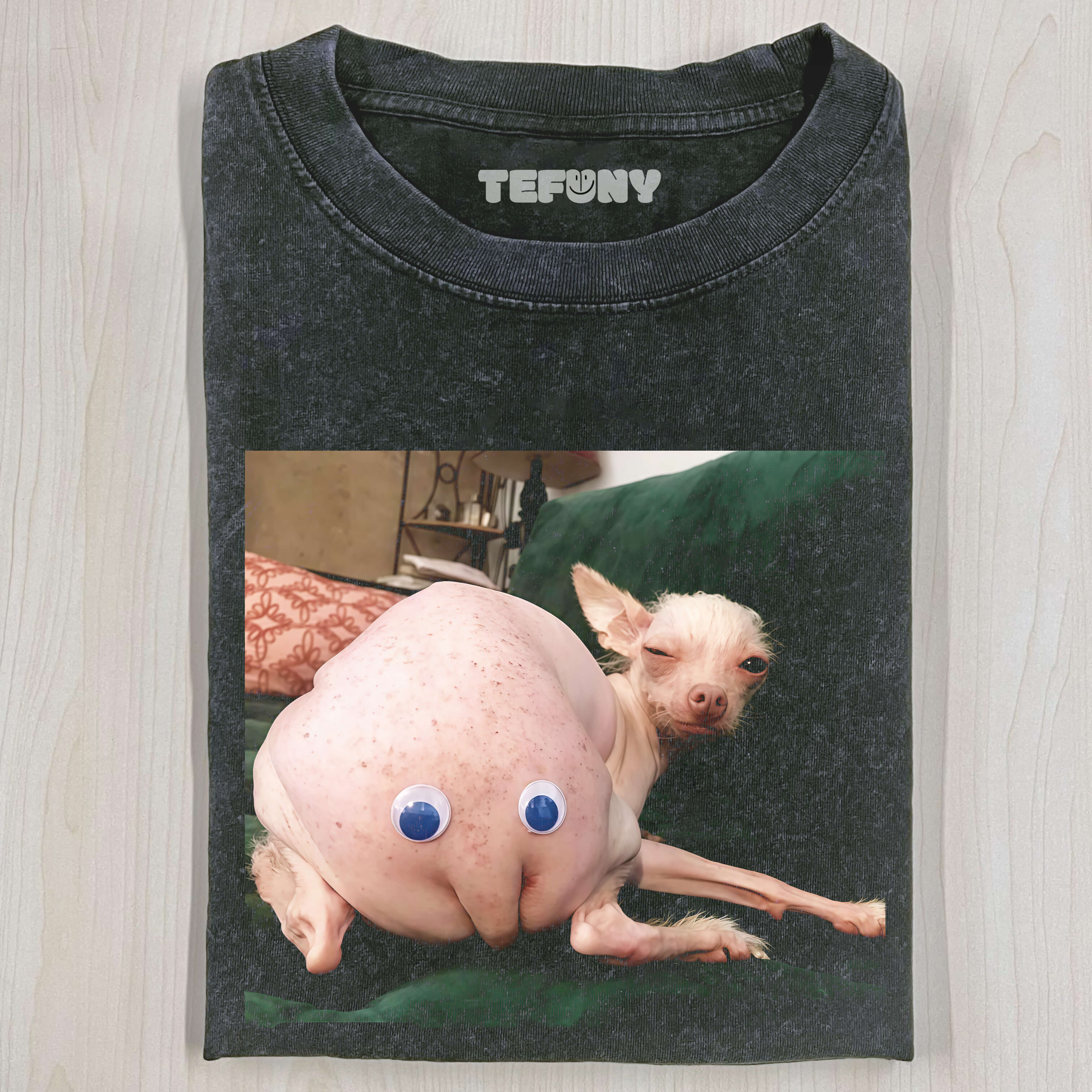 FUNNY BUTT DOG T-SHIRT