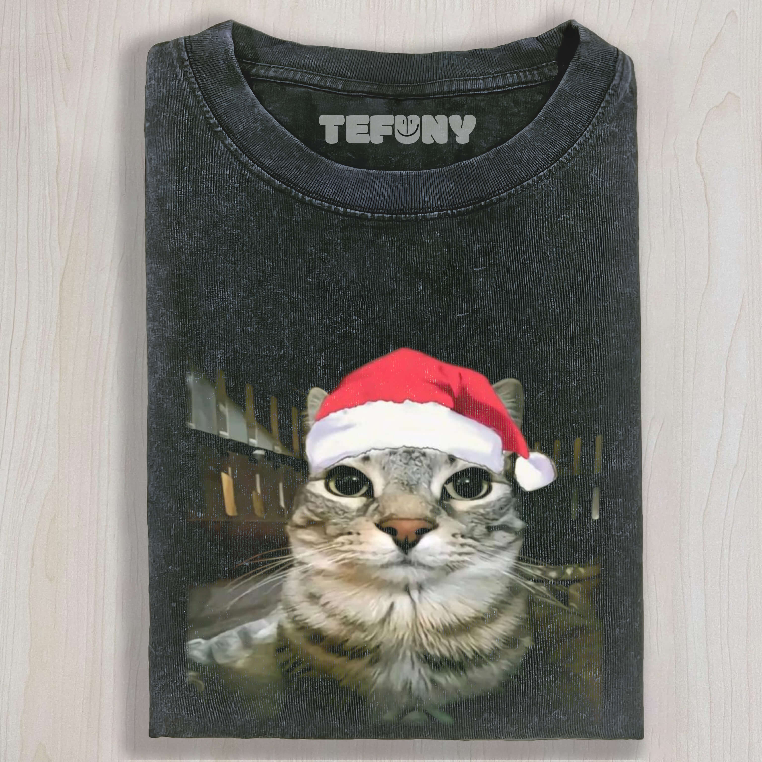 FUNNY CAT CHRISTMAS TEE & SWEAT & HOOD